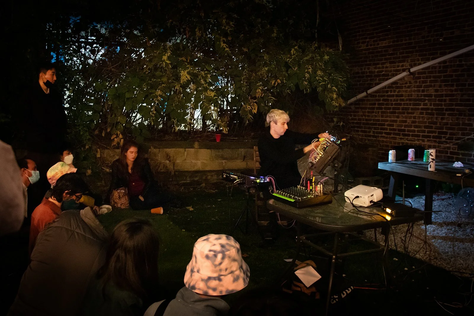 group perform at backyard ghost 2021
