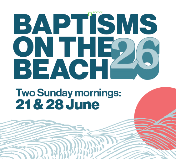 BCP Collective Baptisms on the Beach '26 Flyer Example