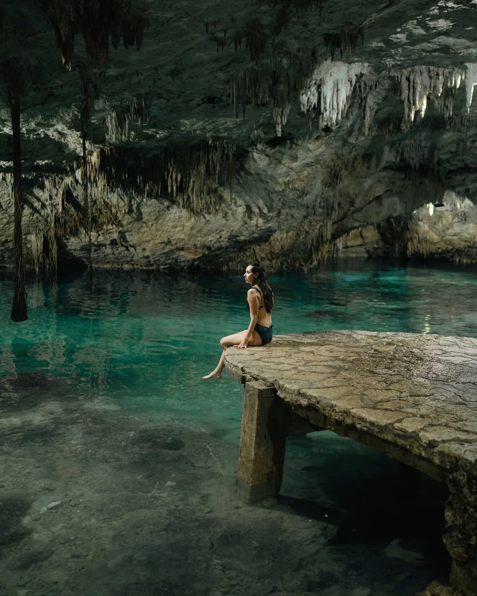 Only water, stone, and silence&mdash;
holding what time cannot reach.

Because Tulum is more than beaches.
It&rsquo;s the land beneath your feet, the ritual in the dark, the stillness of the jungle.
#EcoLuxury #TulumRetreat