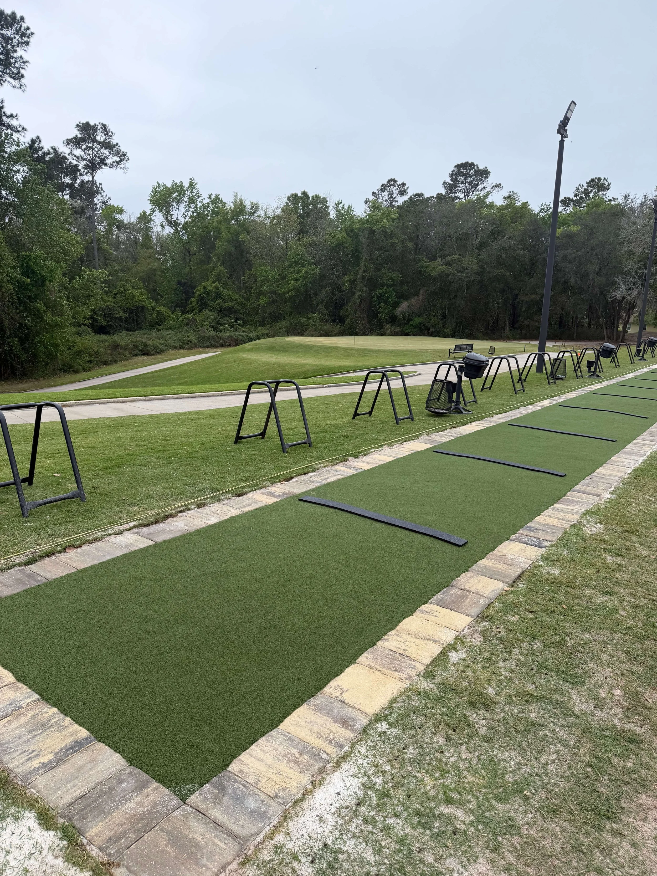 Artificial turf golf practice mats — commercial turf installation Jacksonville FL