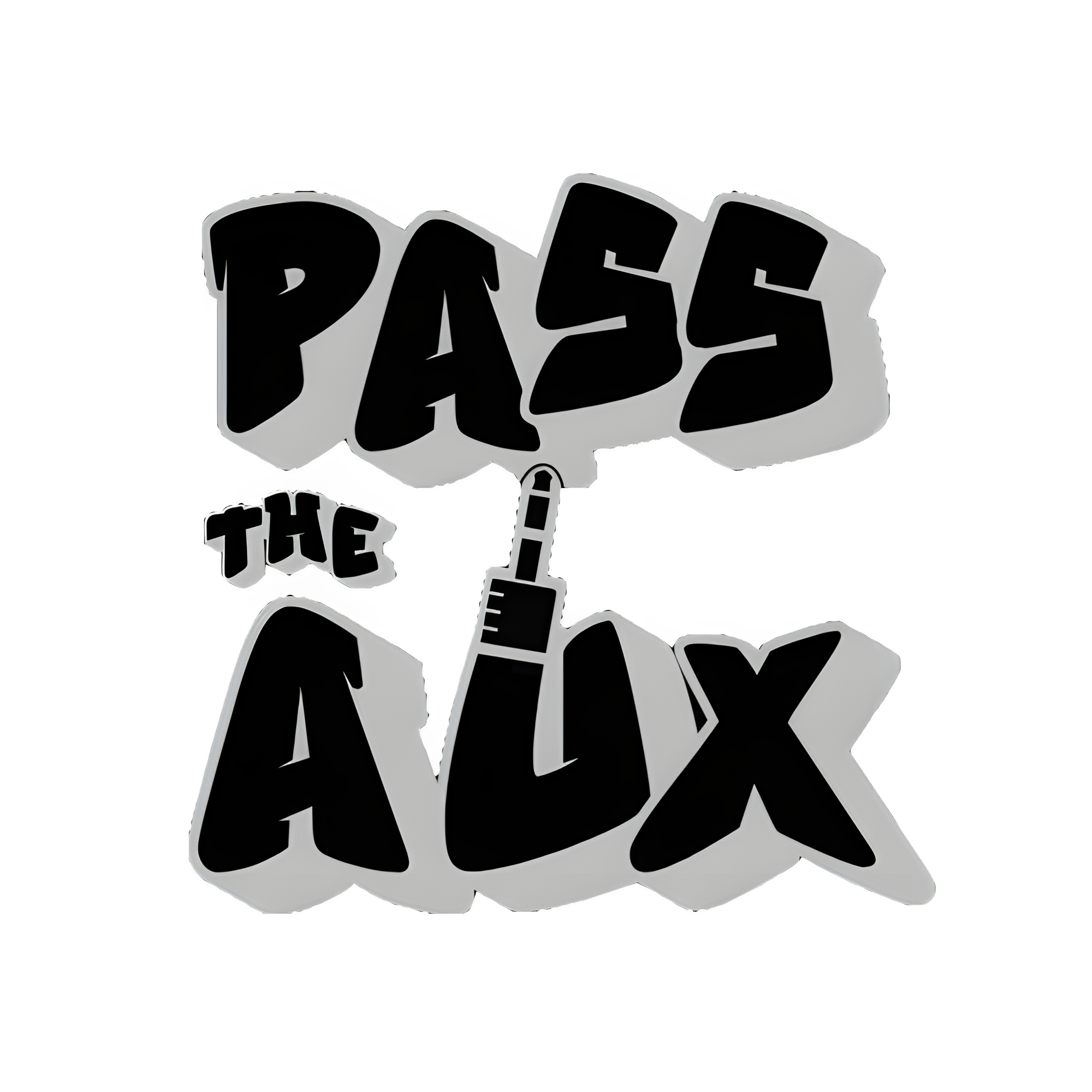 Graphic with the phrase 'Pass the Ax' in bold, stylized black and gray letters with a graphic of an ax in the center, on a black background.