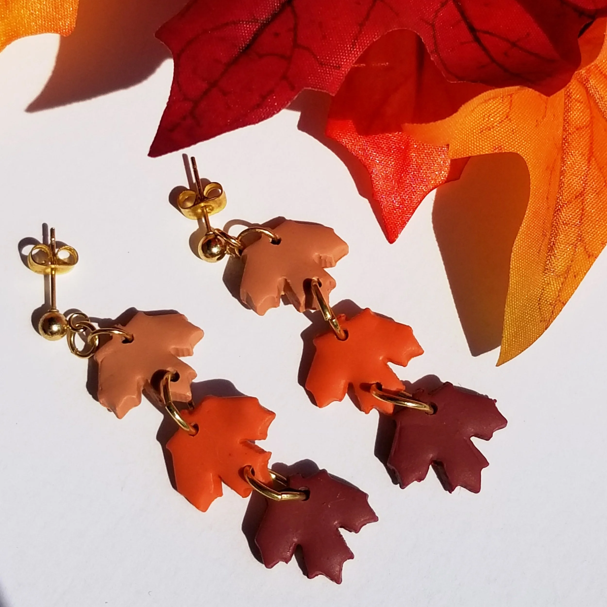 Fall Leaf Earrings