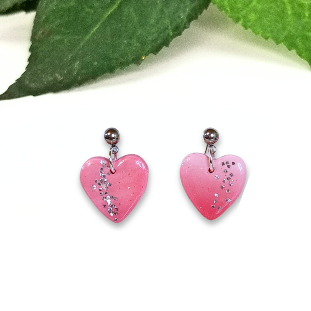 Pink Heart Dangles with silver sparkle.png
