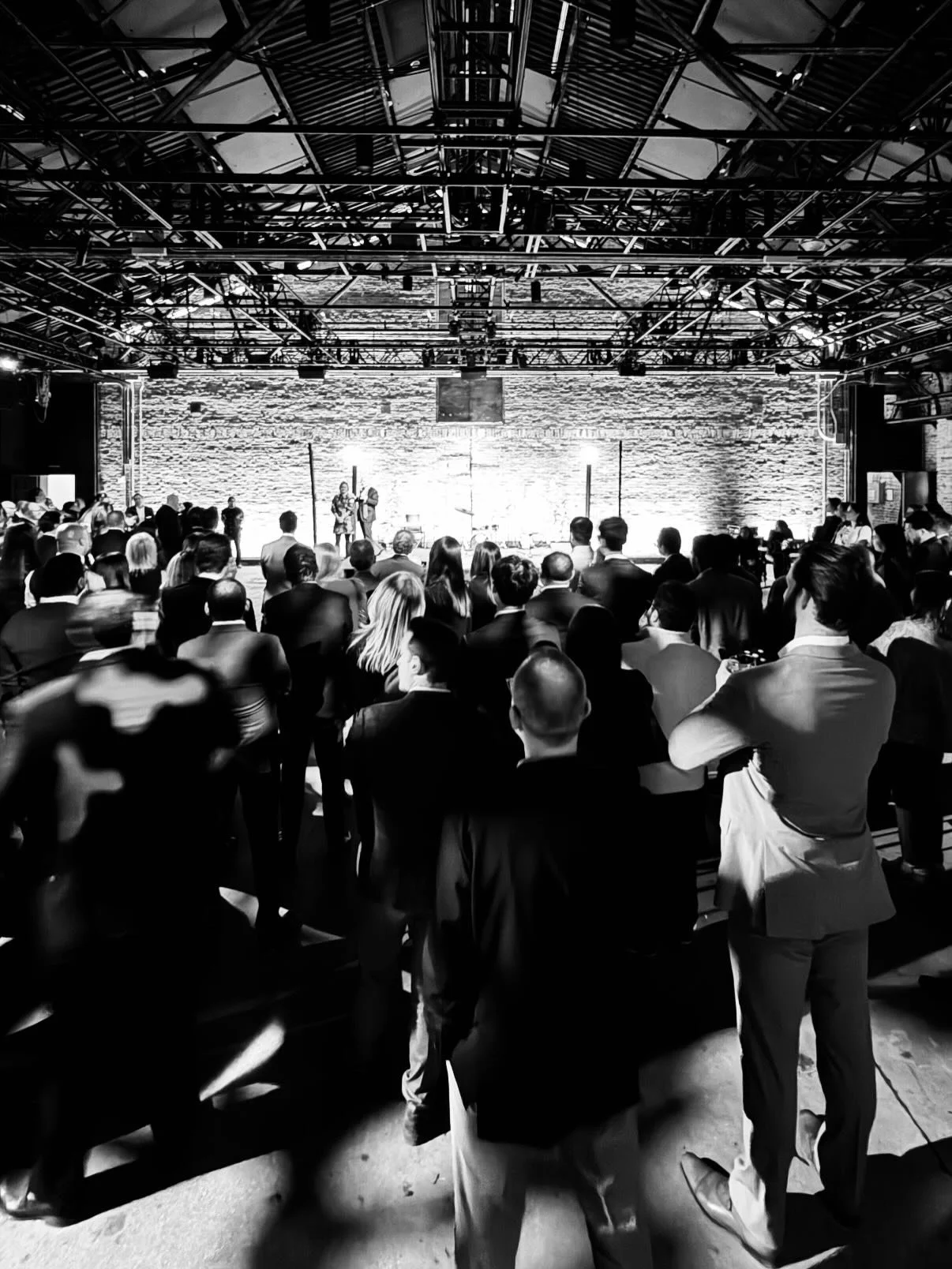 Historic West Chelsea. A luminous winter landscape by @mgcevents for the @vornadorealtytrust holiday party. This is the new standard for holiday magic at @storied.nyc. 

Planning and Design: @mgcevents 
AV: @8ightypro 
Florals: @harryjdesign 
Venue: 