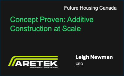 Concept Proven: Additive Construction at Scale