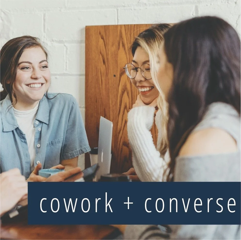Join us next Thursday, January 22nd for a morning of networking and coworking all wrapped into one!  We will take a few minutes from 9:30 AM - 10:00 AM to get to know one another a little more, then settle in to get some individual focused work time 