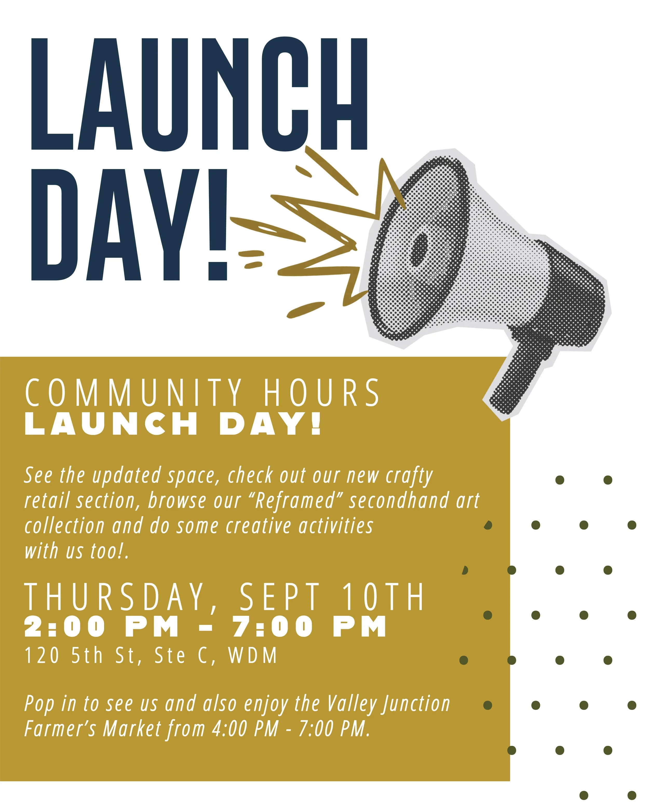 Community Hours Launch!