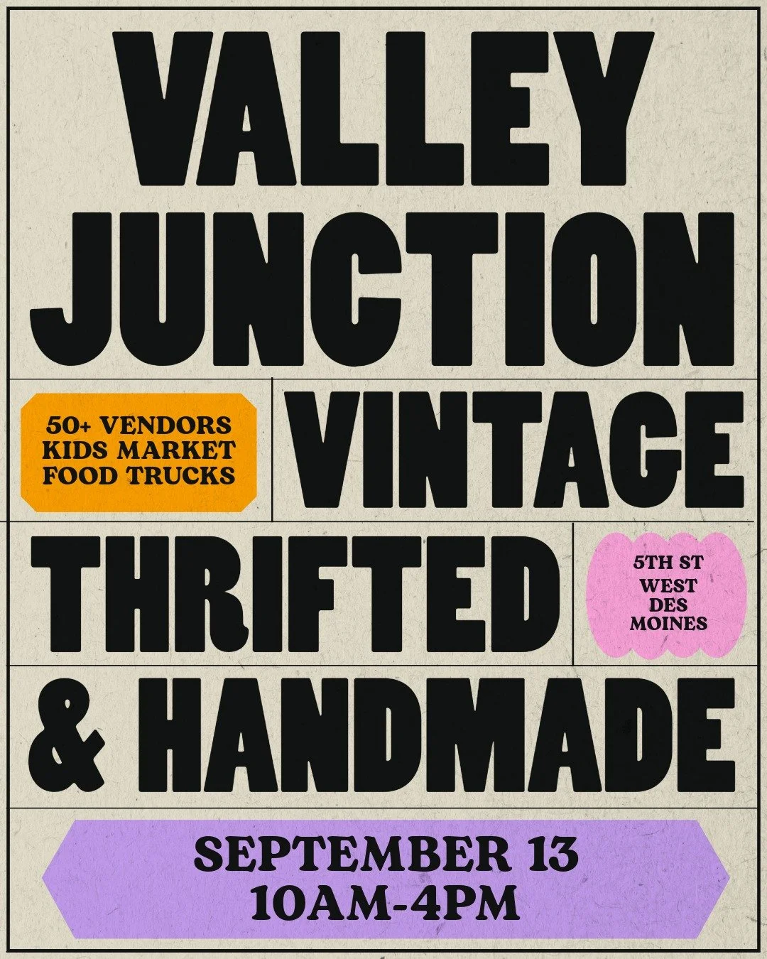 Valley Junction Vintage, Thrifted + HandMade Market