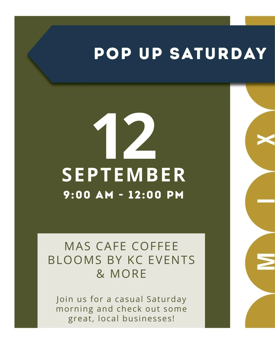 Pop-up Saturday!
