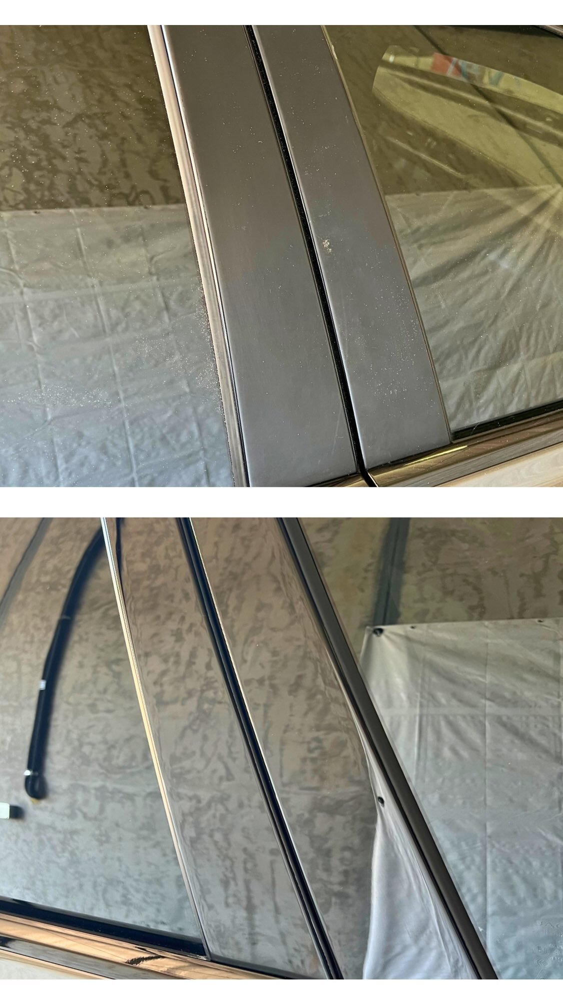 With 74k miles on this Jaguar XFS Sportbrake, it was time for a polish to bring the โจshineโจ back to the black trim pieces. Followed up with ceramic coating. You can see the full reveal of this awesome wagon on our page.
๐๐ผLike & follow for mo