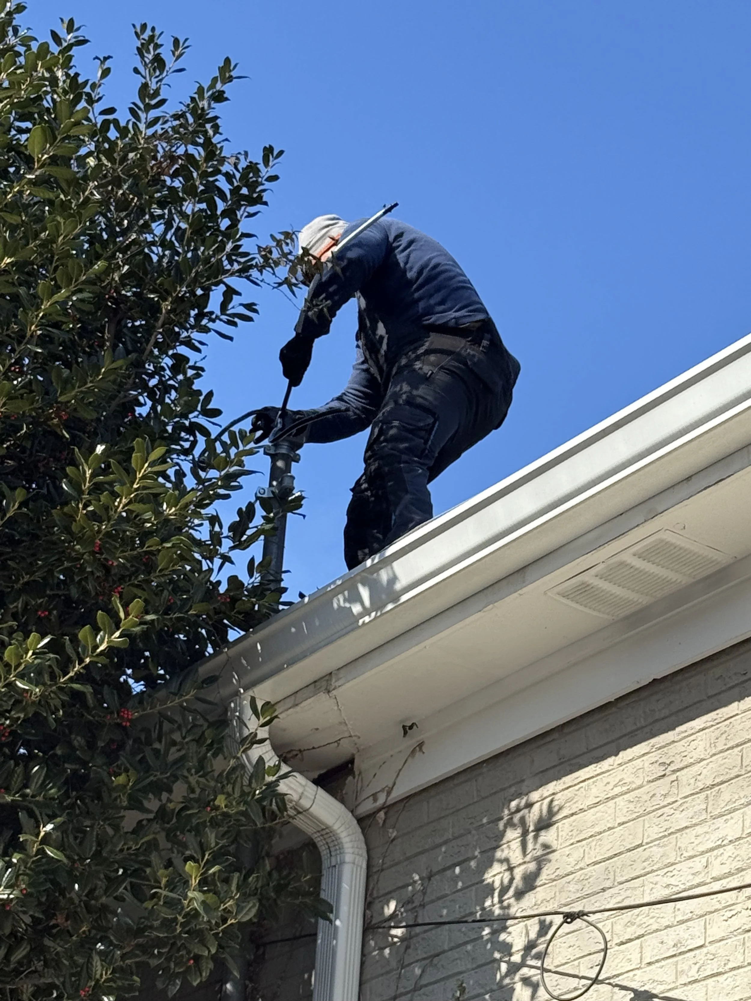 Re-establish service after ice storm. West Meade