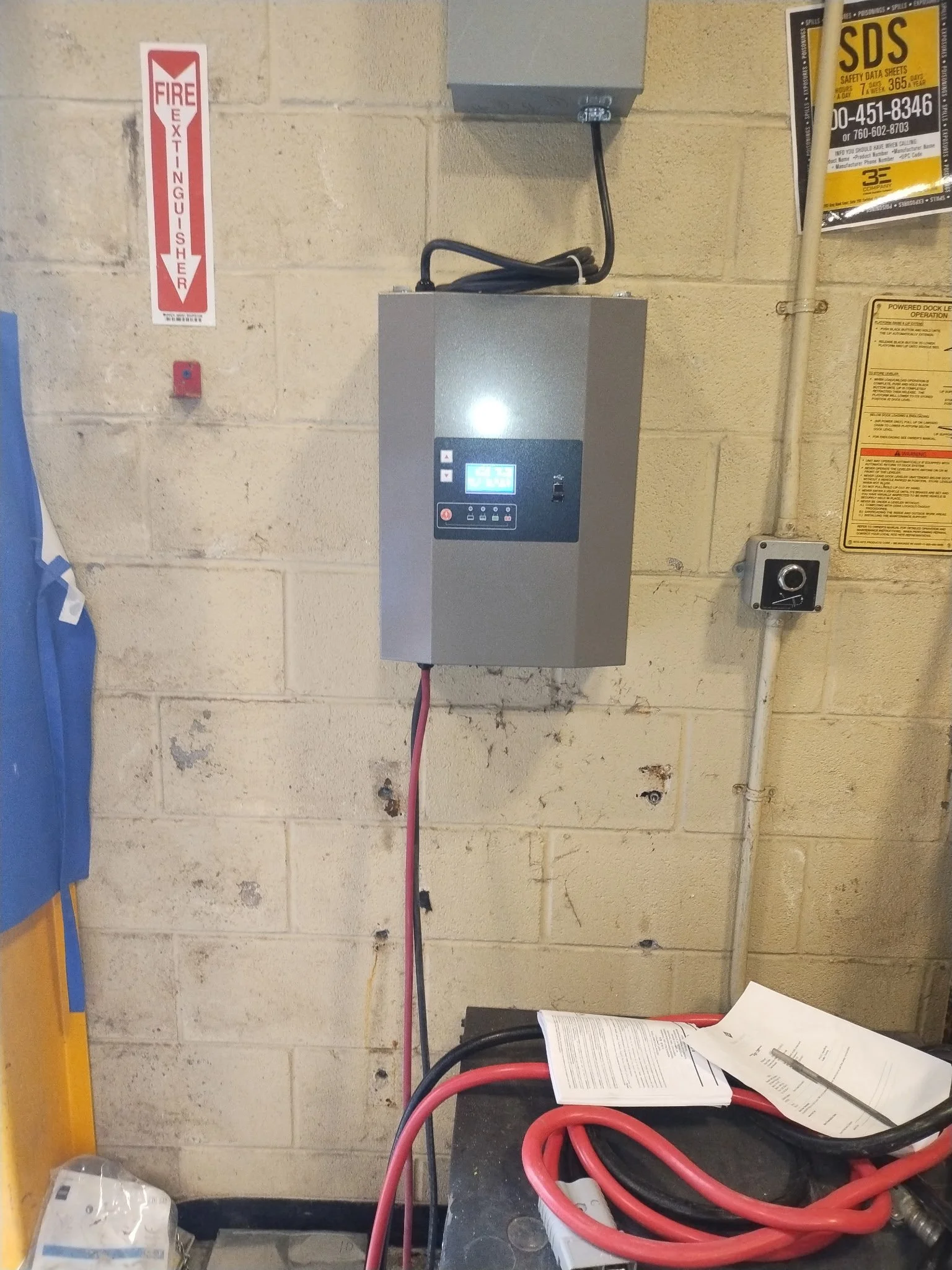 Fork lift charger replacement