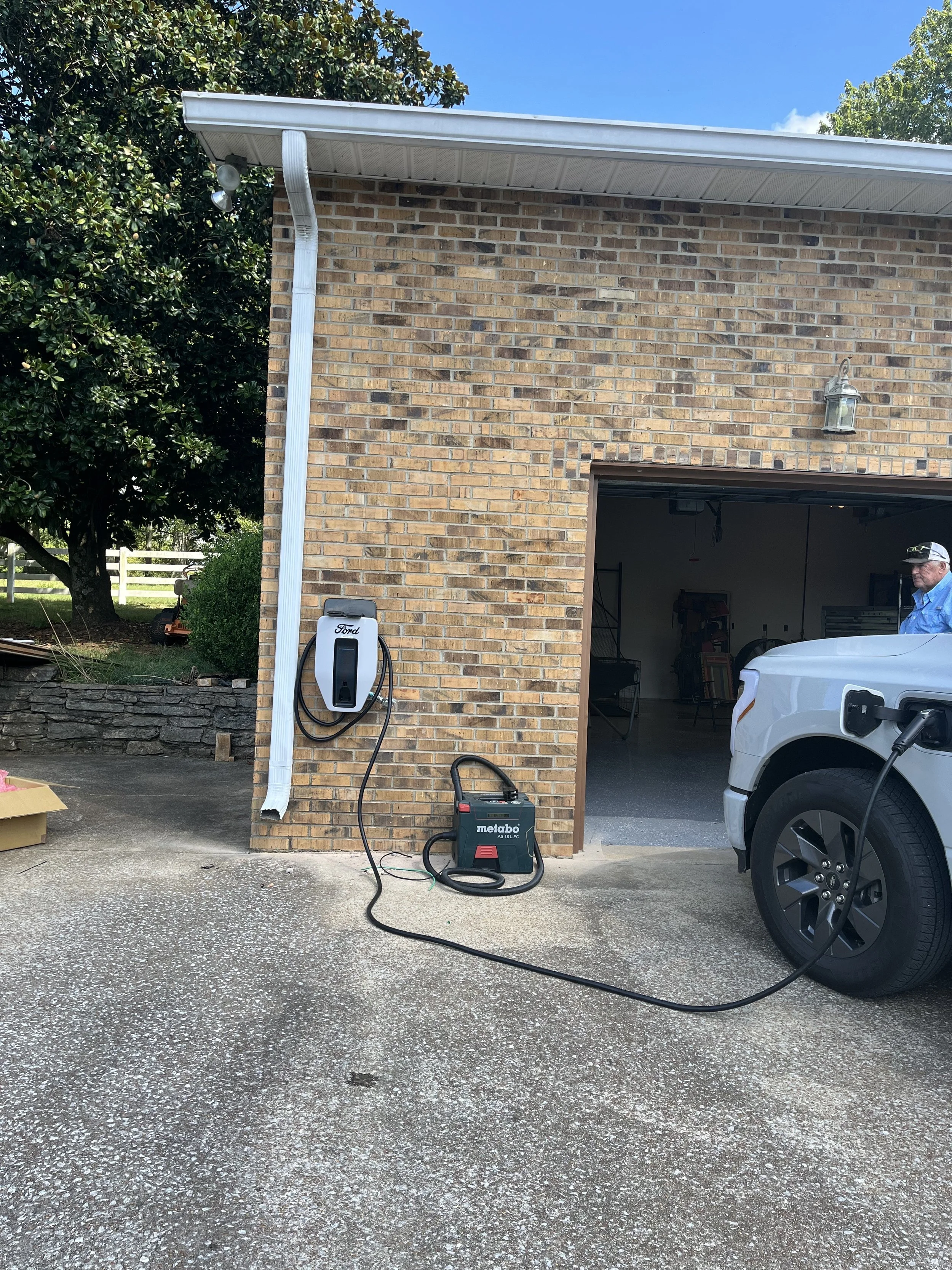 EV Charger for Ford F-150 Lightning in Mt. Pleasant.