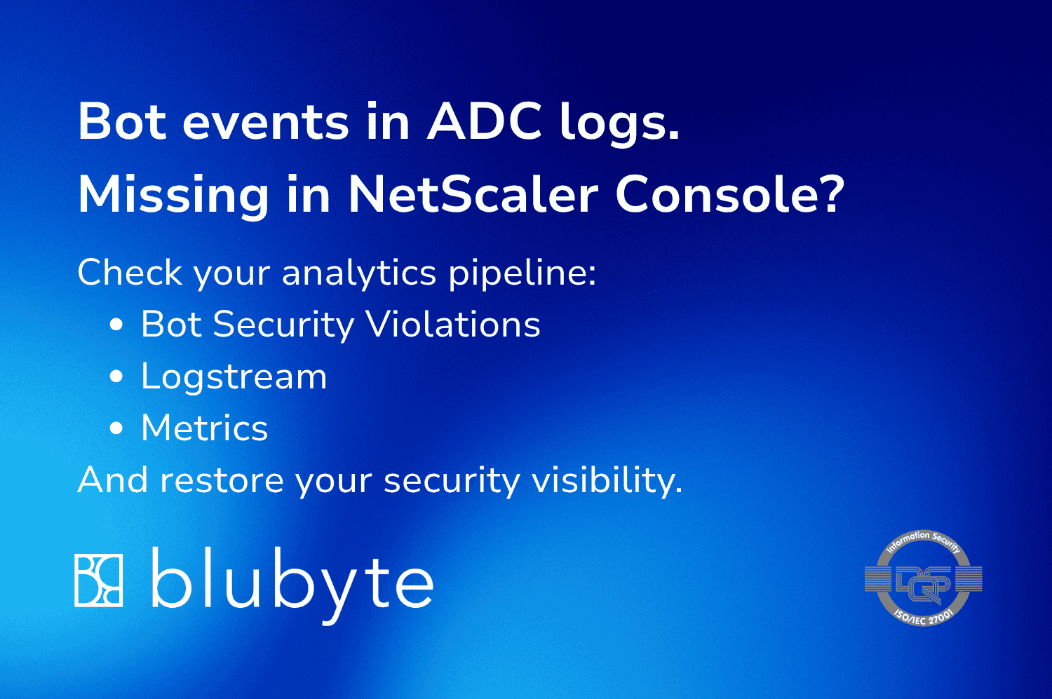 Bot violations not visible in NetScaler Console despite events in ADC logs