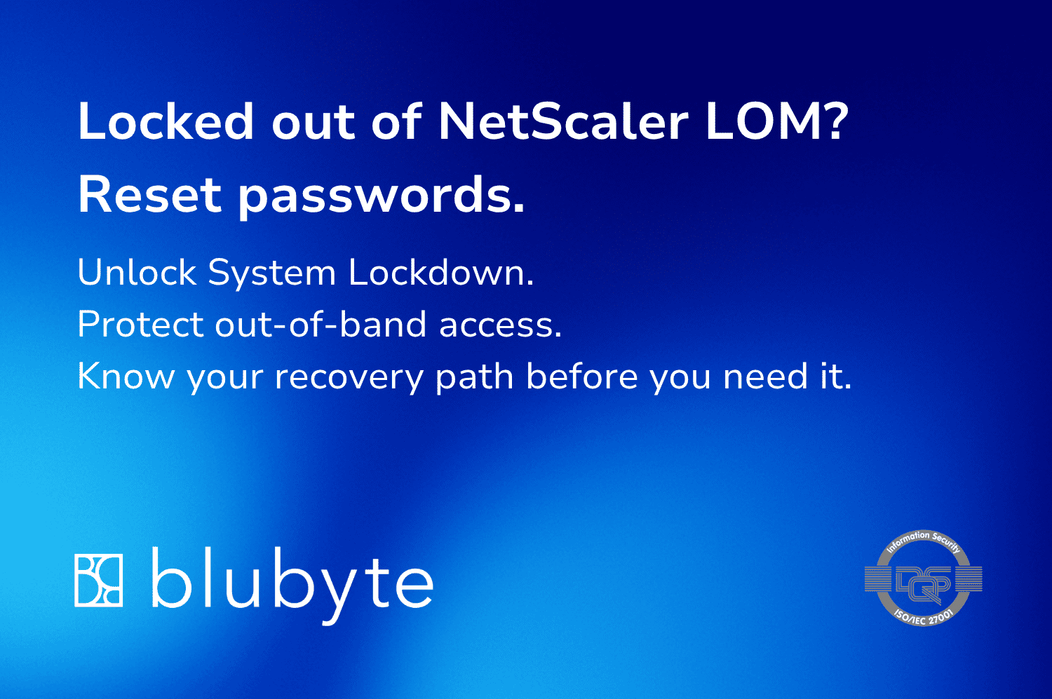 How to change and troubleshoot NetScaler LOM Passwords on MPX and SDX