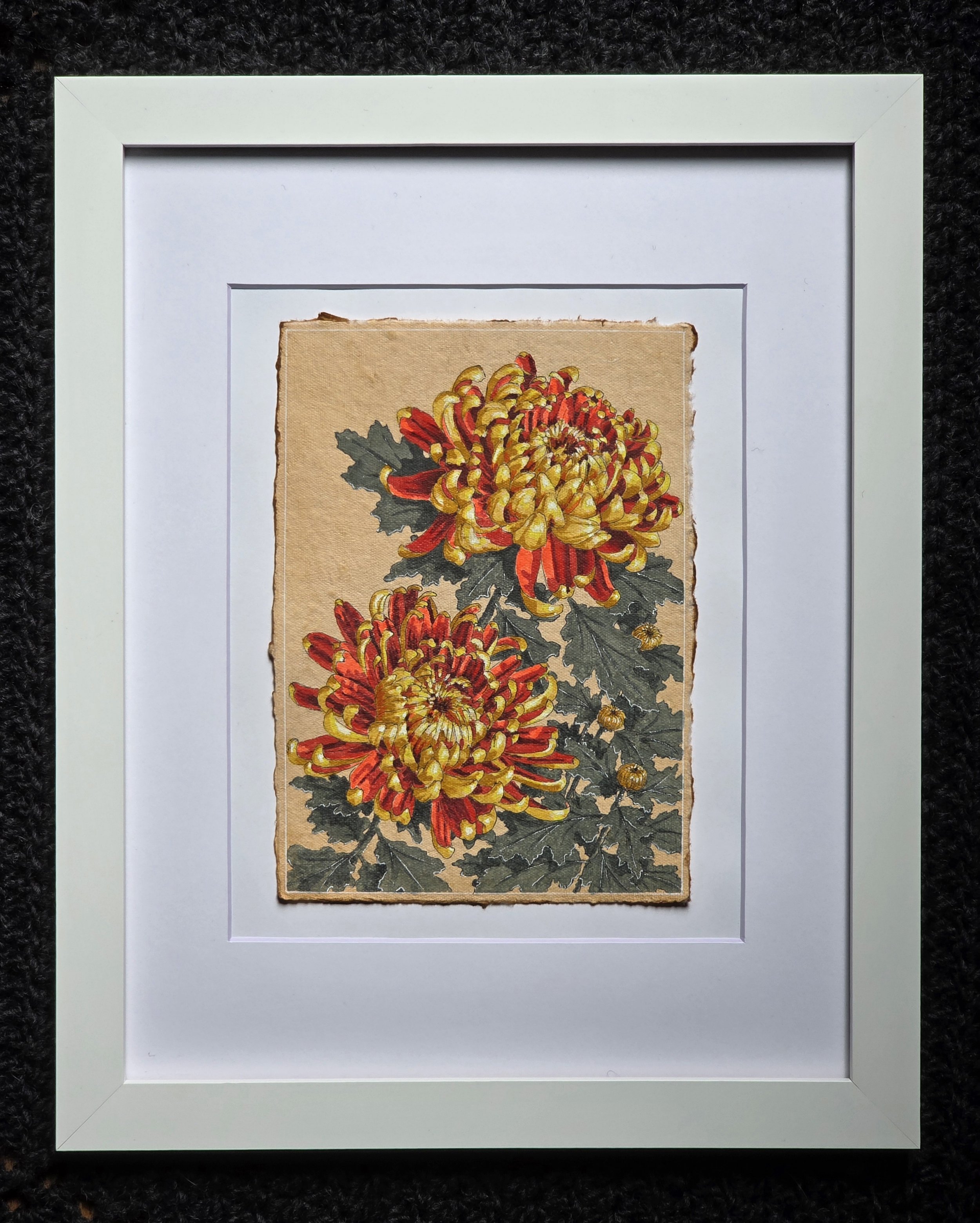 CrimsonTideChrysanthemumFramed2.jpg