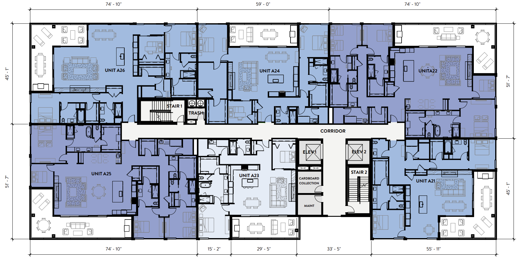Unit Layout Floor Plan