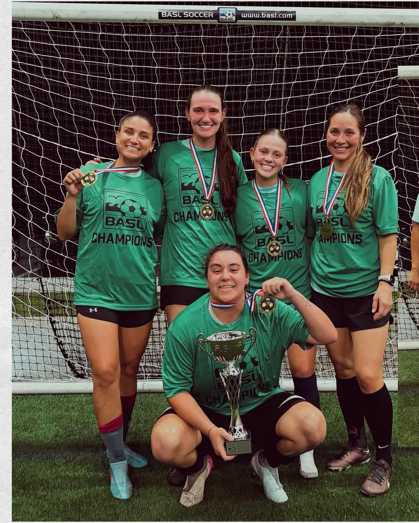 We just keep on racking them up 🏆🏆🏆🏆 

4X division champs &amp; championship winners, FC Ballers, Women&rsquo;s 5v5 Summer season 🔥🤩

Fall season will be starting on August 13th! Does your team have what it takes to take on the reigning champs!