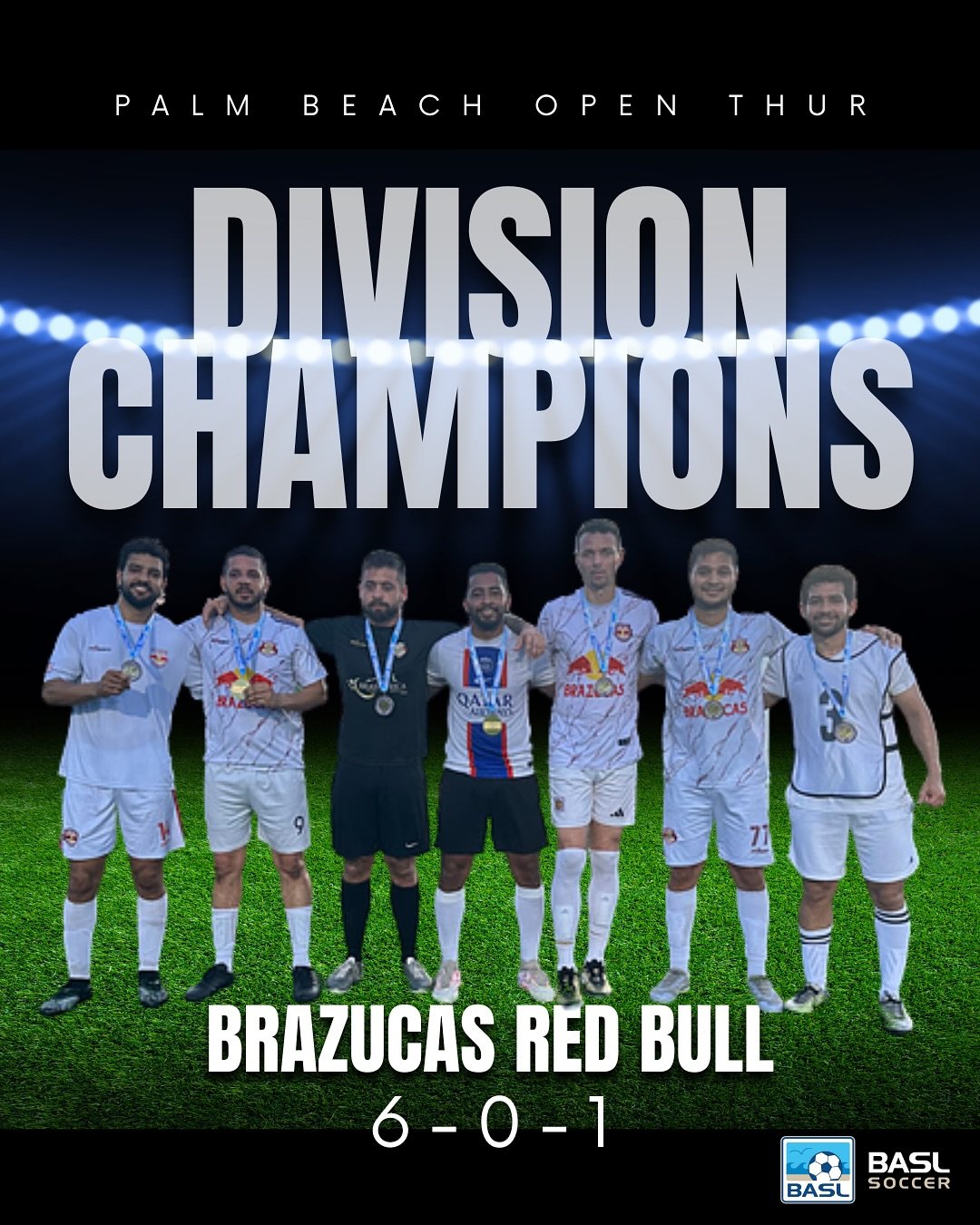 Congratulations to our Southeast Florida Palm Beach Open Thursday Champions:

Brazucas Red Bull 🔥

 AC Milan 🔥

Take on our Summer Champs August 28th

Register with link in bio for the Fall season

#thursday #palmbeach #freedompark #florida #florid