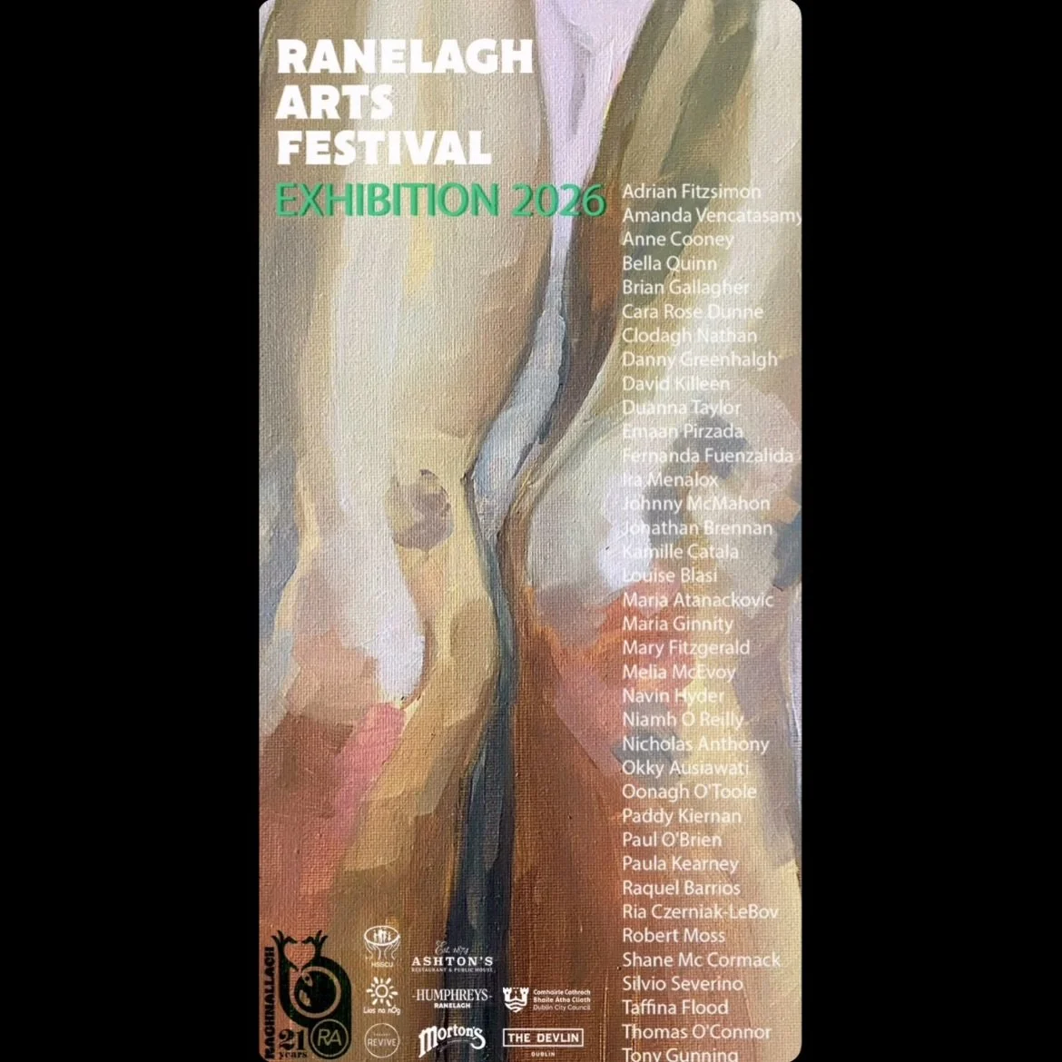 Very excited to be a part of the @ranelagharts 21st Festival exhibition. 
Opening is this Friday 8th May 6pm-8pm in Ranelagh Arts, Dublin. Come down and have a wee drink and see some art!