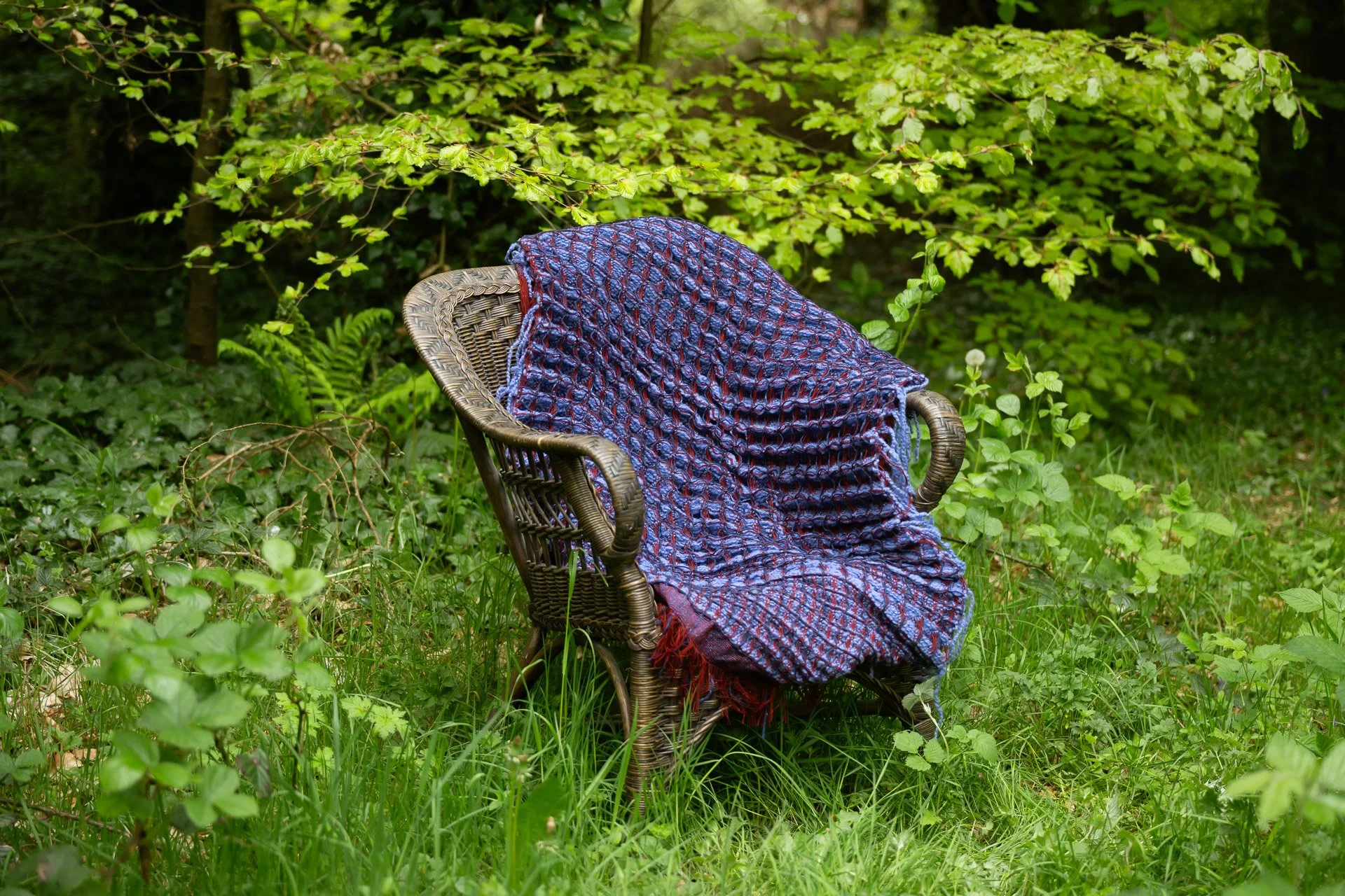 "Soft Blue Honeycomb"