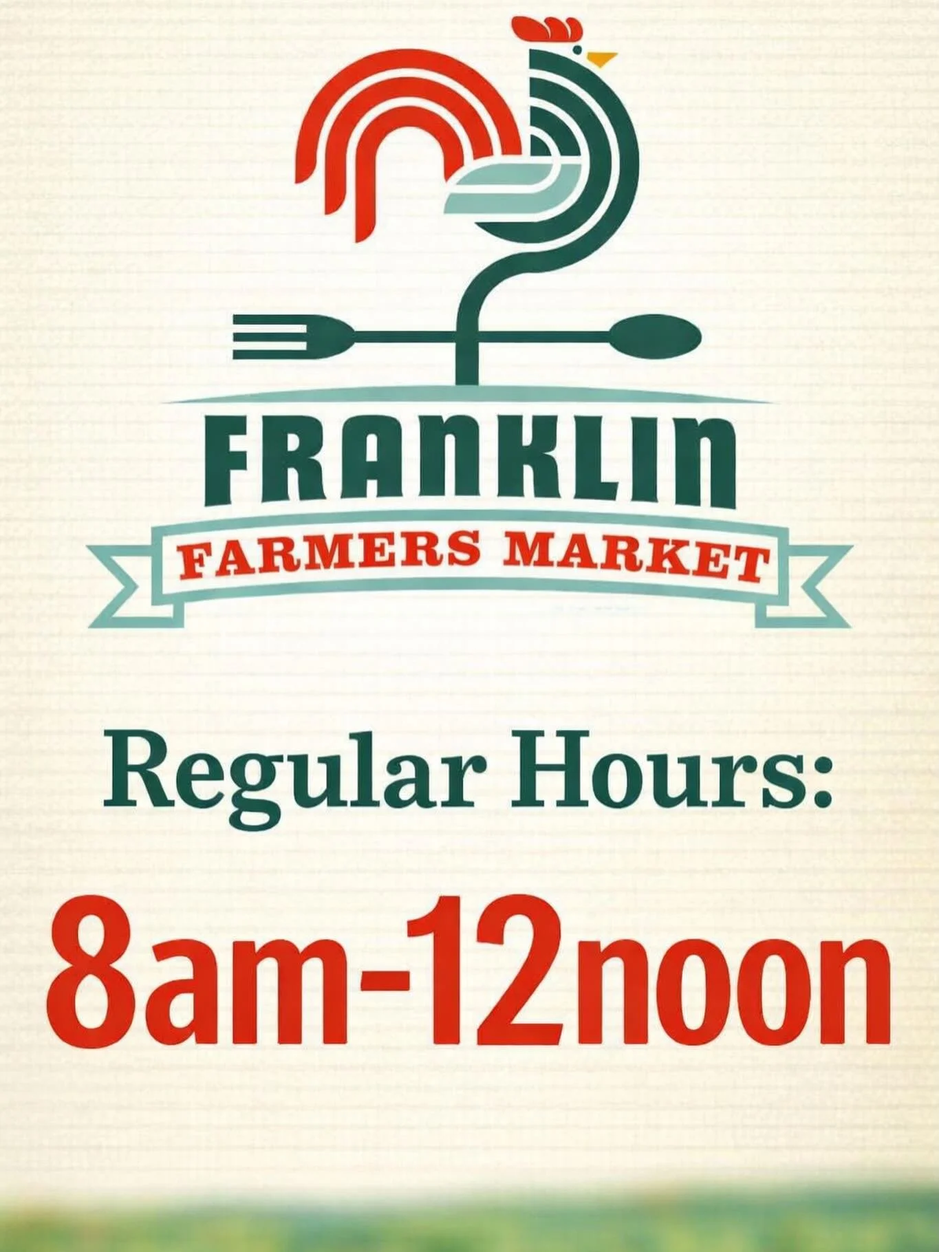 🧑&zwj;🌾😊 PSA: Market Hours are Every Saturday 8am-12noon. We are returning to regular hours and are looking forward to warmer weather. ☀️ 
📍120 Aldersgate Way , Franklin TN 
🅿️ Franklin First United Methodist Church @franklin_fumc #franklin #fra