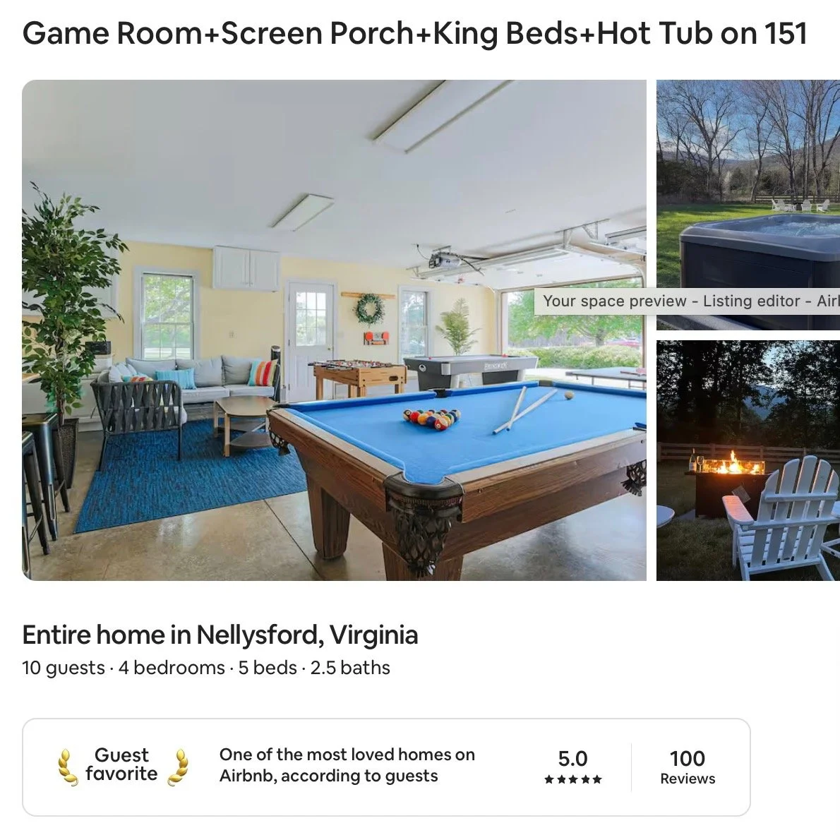 ✨ 100 Reviews. 100 Five-Star Stays. ⭐⭐⭐⭐⭐

We&rsquo;re incredibly grateful to have reached a milestone that means so much to us: 100 five-star reviews and a perfect 5.0 rating.

Thank you to every guest who has stayed with us and shared such kind fee