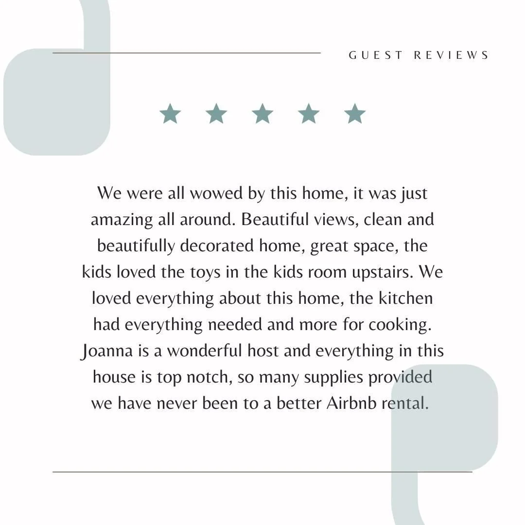 Our 26th 5* Review! We love it when our guests love the property.

We offer&hellip; 
** 4 bedrooms with 5 beds, 2.5 baths 
** Stylish and modern design in quiet environment 
** Spacious house with great layout for multiple families 
** Discounts for 