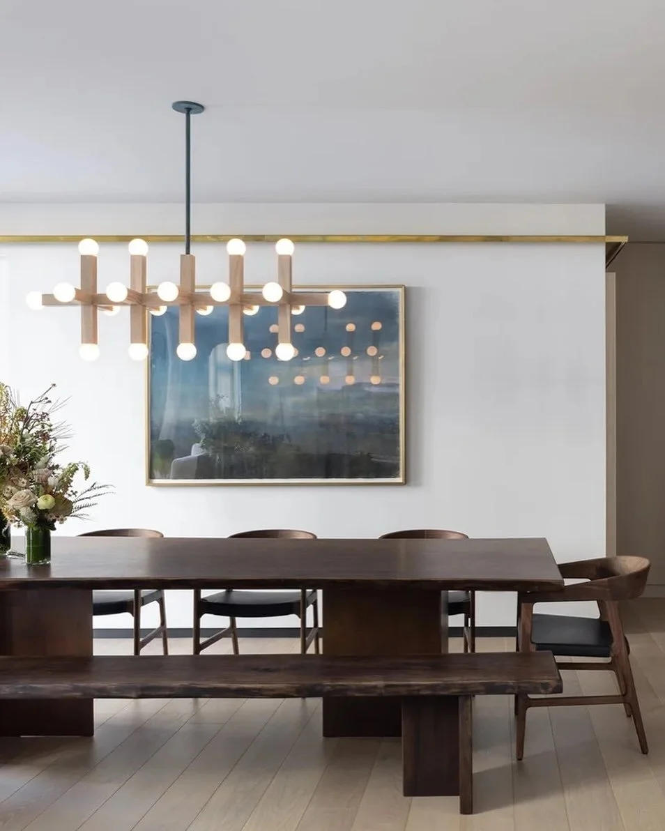 A really great dining room at our Dumbo Combo project.  Photo by @devonbanksphoto