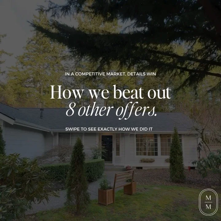 It&rsquo;s not just about price. In a competitive market, it&rsquo;s rarely one big thing, it&rsquo;s a hundred small ones done right. 

Strategy, structure, and experience matter when multiple offers are on the table. 

Every offer is personal, beca