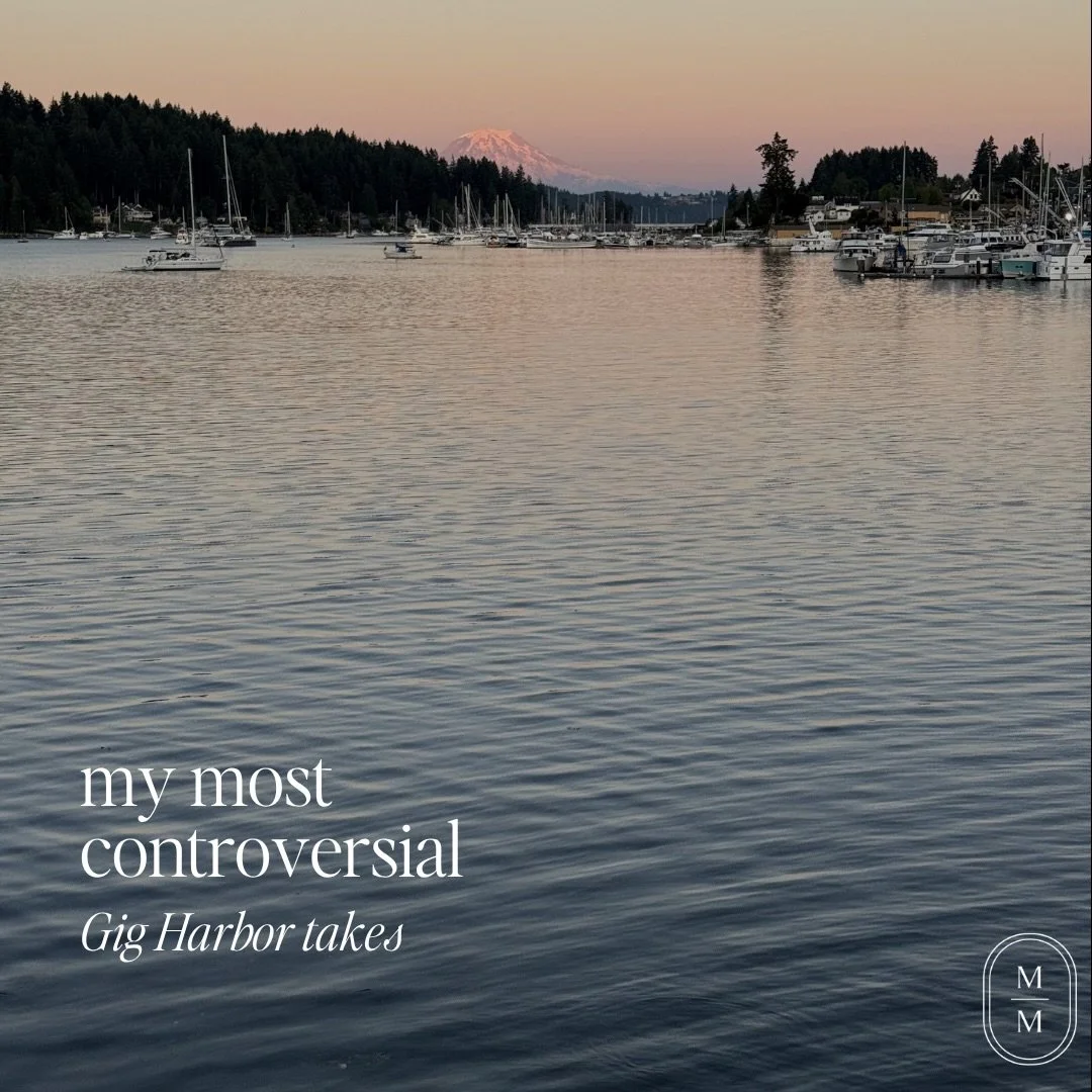 My most controversial Gig Harbor takes&hellip;

Am I right&hellip; or am I right? 😬

If you live here, you know. If you don&rsquo;t, you&rsquo;re about to learn a few things.

Locals - tell me which one I got right.

And if we haven&rsquo;t met yet,