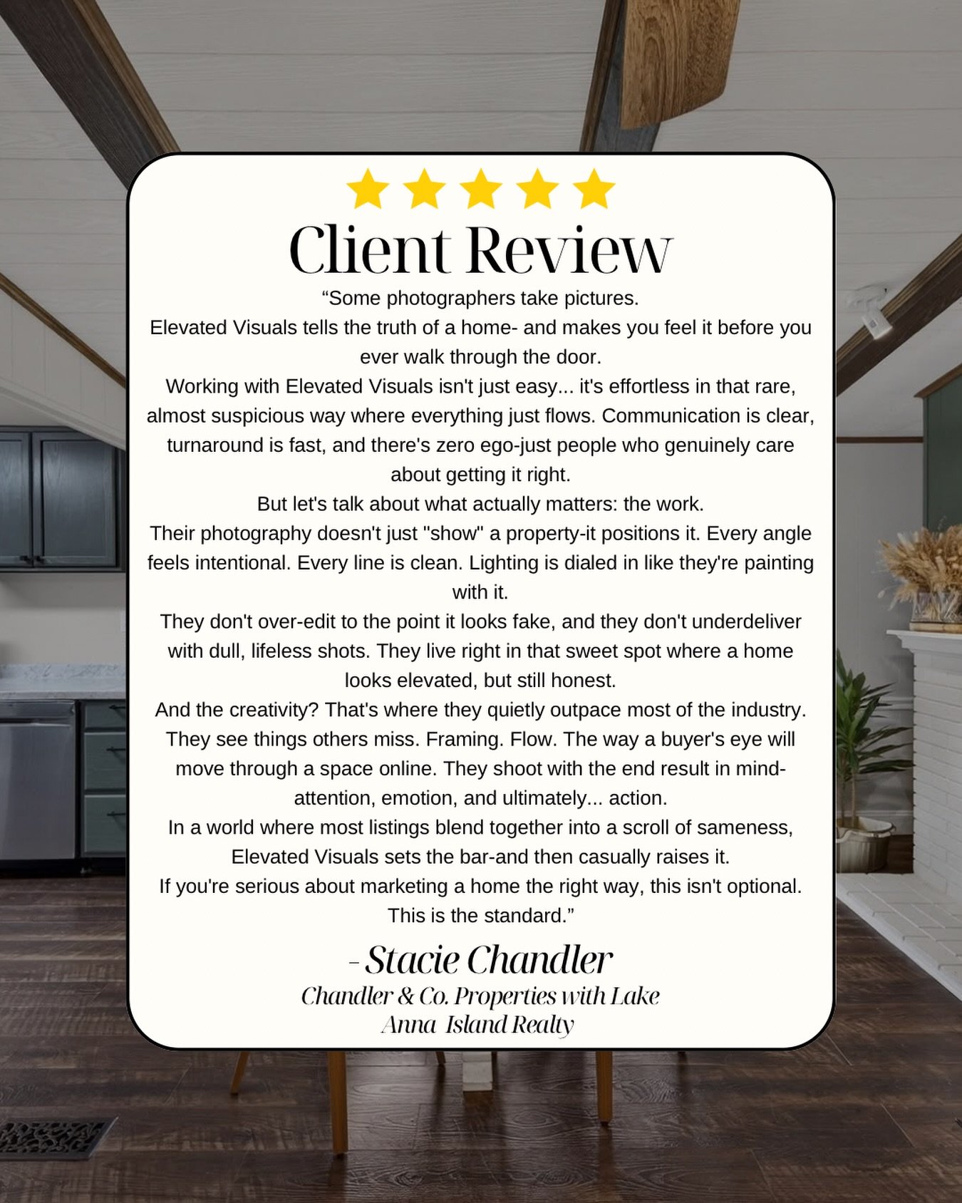 Grateful to work with amazing clients like Stacie at Chandler &amp; Co. Properties with Lake Anna Island Realty @realestatewithstacie 🙏

Feedback like this is what drives me to show up and deliver every time, quick turnaround, strong attention to de