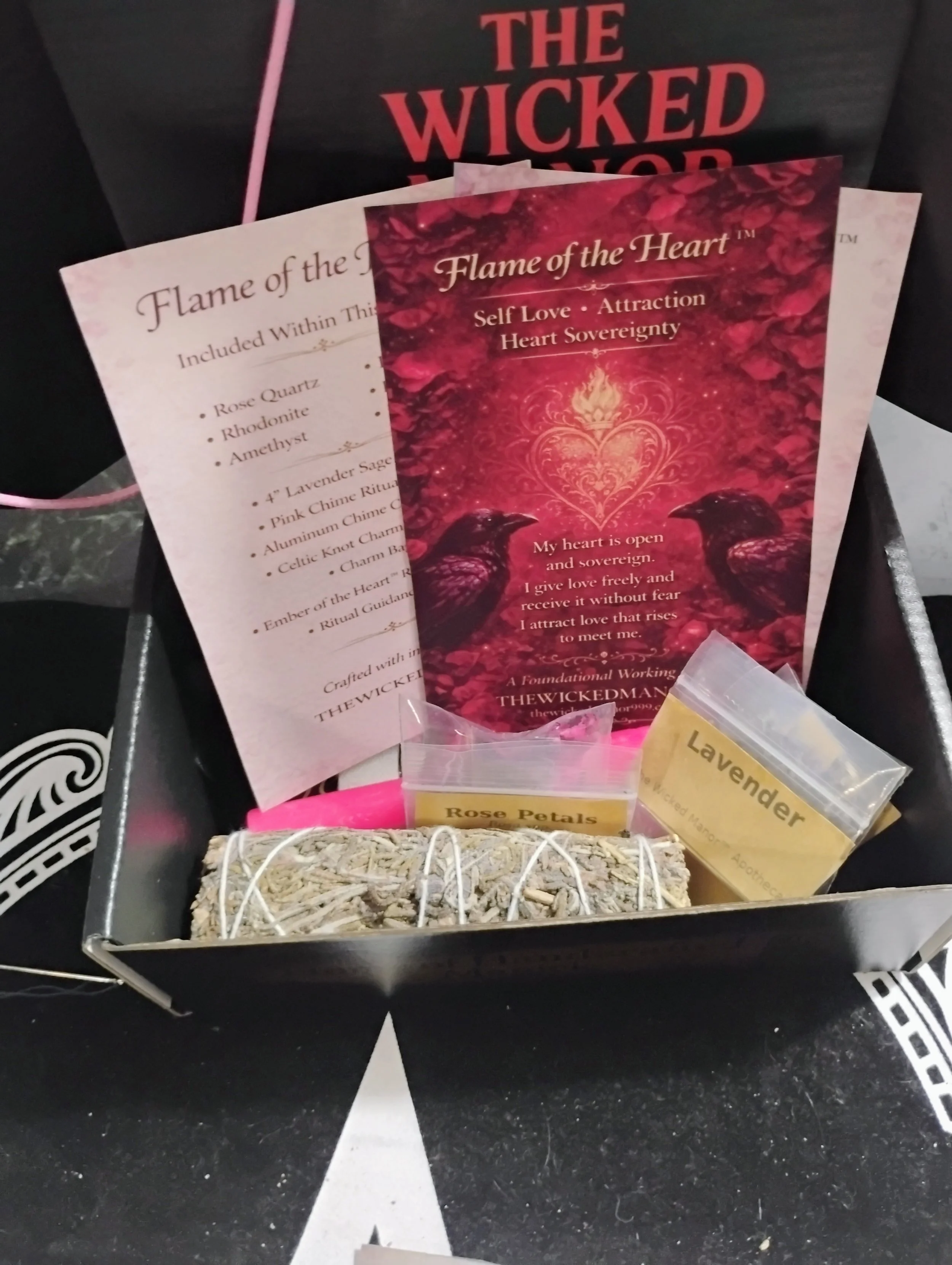 Flame Of The Heart- Self - Love Ritual Box