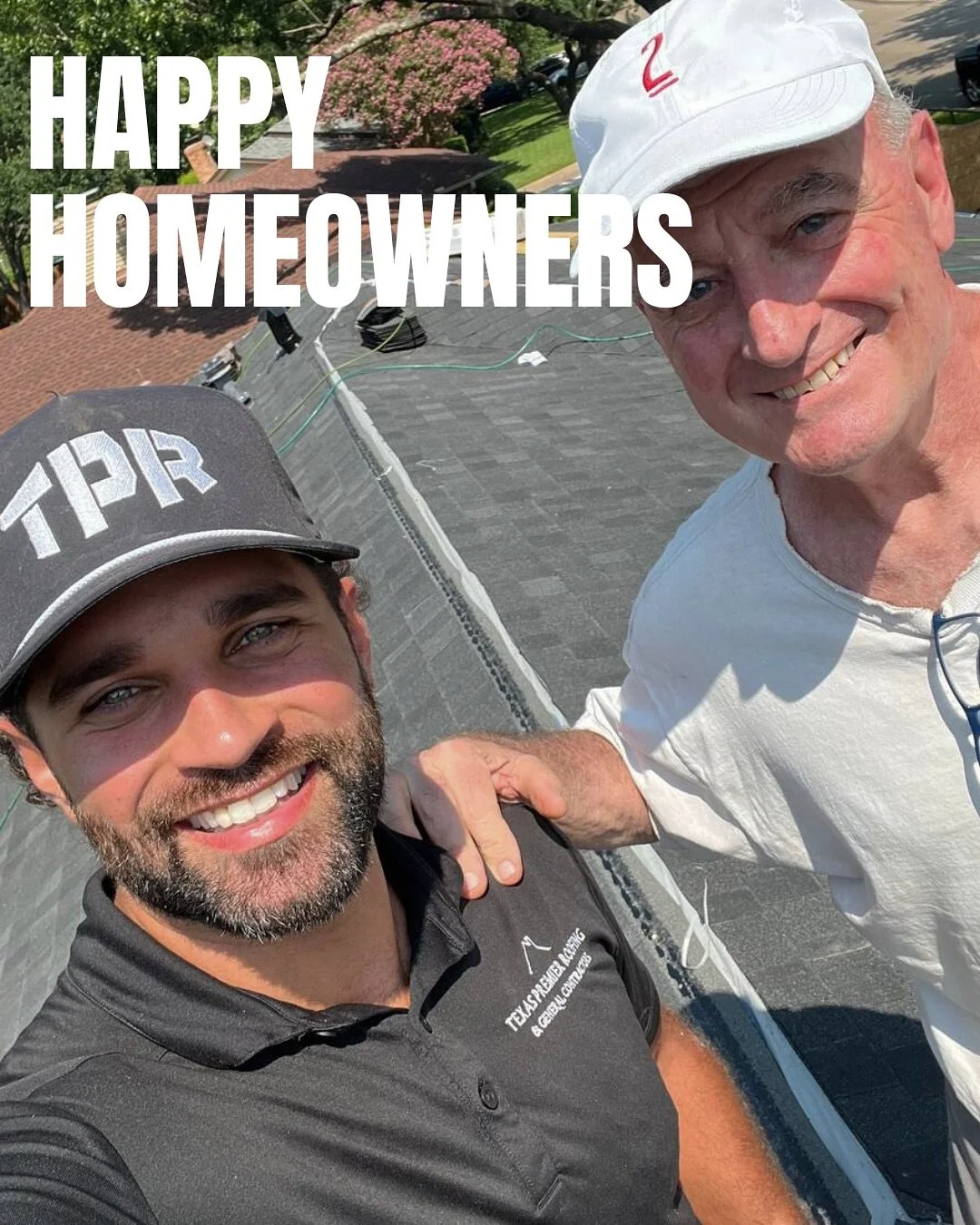 Nothing makes us happier than seeing our homeowners smile. At Texas Premier Roofing, it&rsquo;s more than just roofs. It&rsquo;s about being good neighbors and caring for our customers every step of the way. From start to finish, we have you covered.