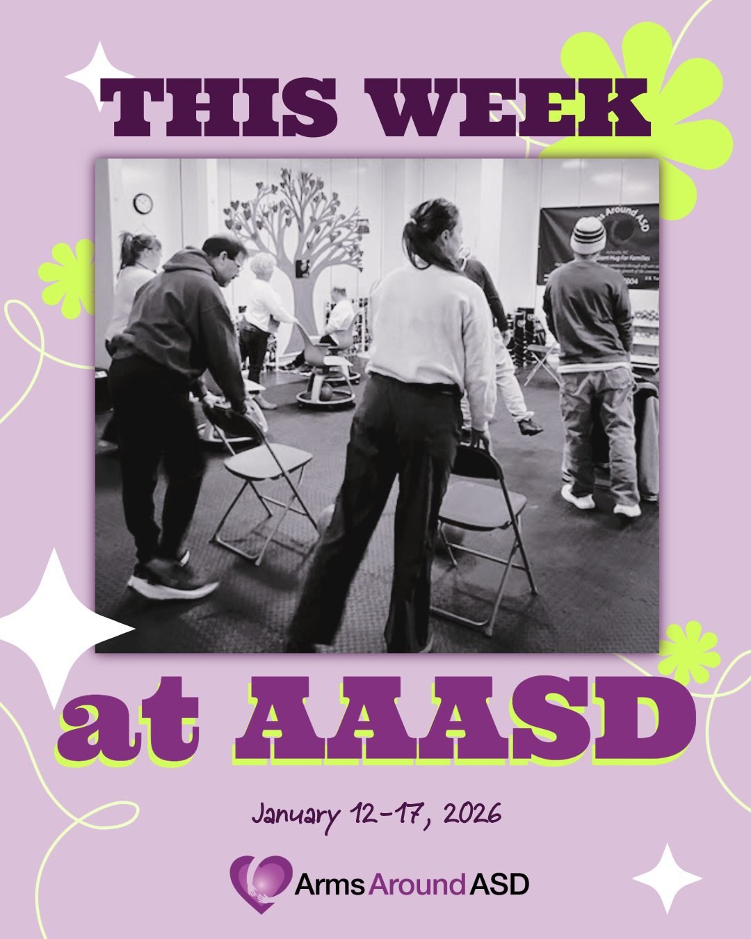 Here's what is coming up this week. Come warm up from the chill with us! 

Changes/Announcements: 
- 9D Somatic Breathing will now be on a hiatus through February
- The Teen Q&amp;A Group is paused due to unforeseen circumstances
- We have added in t