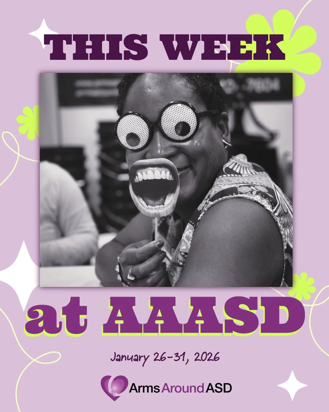 We hope you're all staying warm out there! We're sharing this week's schedule before having all the information about how weather might affect our volunteers' availability, mall hours of operation, etc. so please stay tuned on our socials and/or call