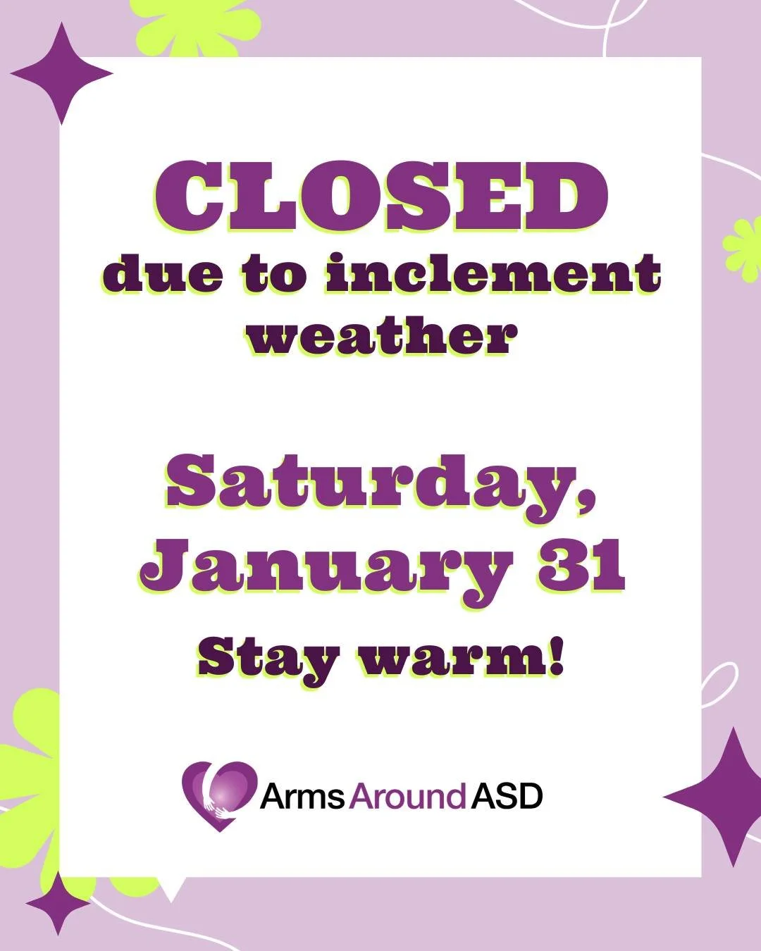 We're closed tomorrow in anticipation of the snow storm. We hope you're all prepared! Drip those faucets, get out your tea lights and terra cotta pots, gas up the generator, and get ready for some of the coldest temps in the last hundred years! 🥶