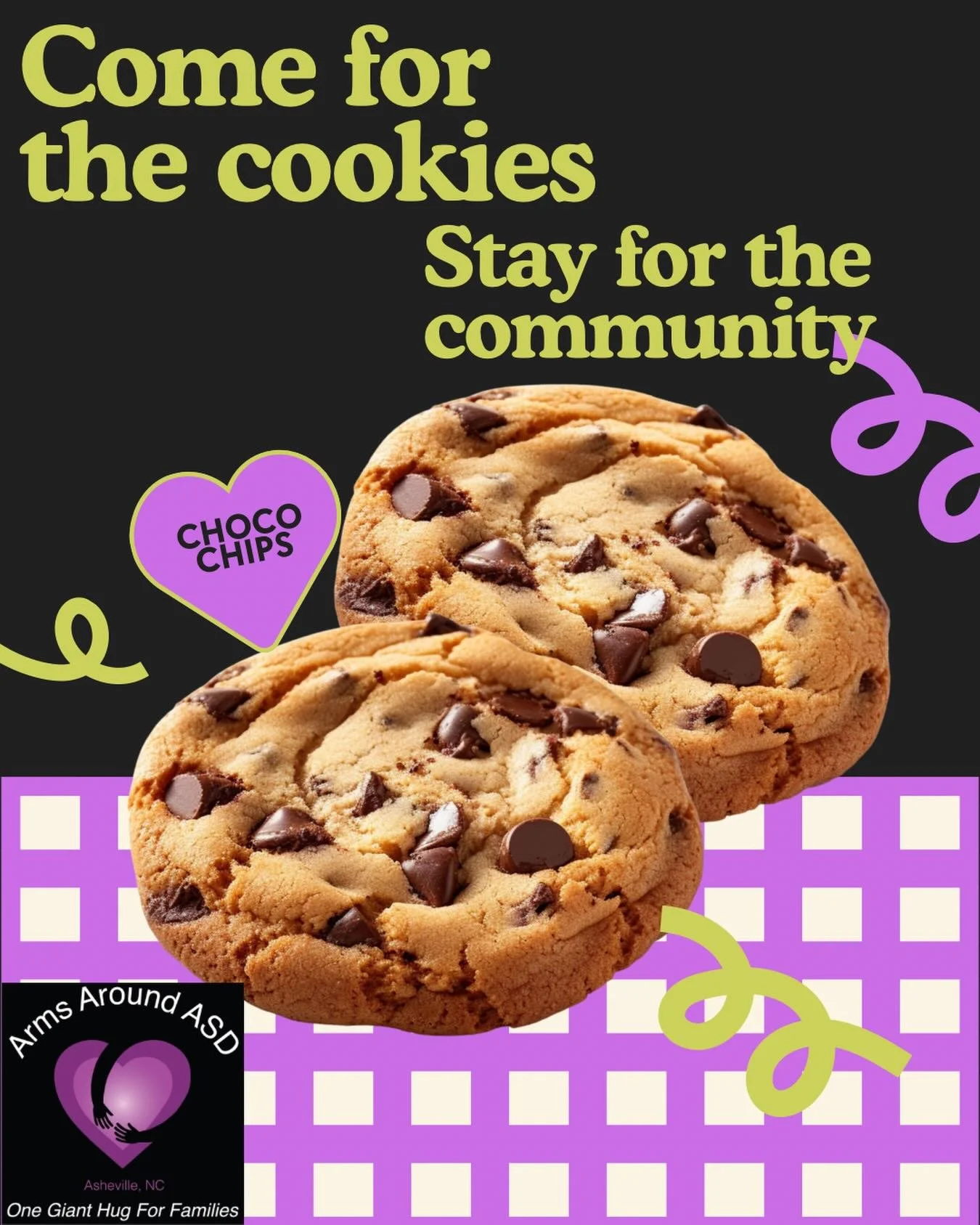 Tomorrow! April 11! It&rsquo;s the Arms Around ASD Open House 💜 Come see what we&rsquo;re all about or if you&rsquo;re a regular, come hang out with your peeps.

11am Doors open - Popcorn, cookies and lemonade all day
11:30am-12:30am - Mini ponies H