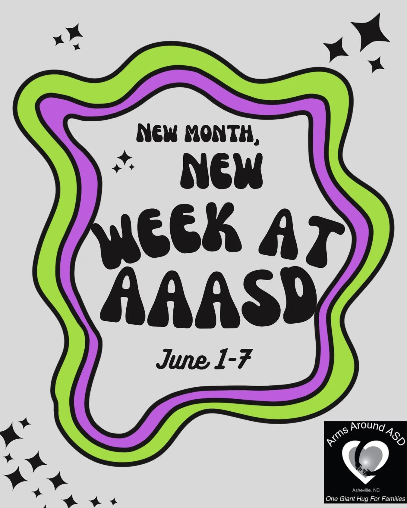 A new month means new opportunities at Arms Around ASD. And June means the start of our Summer schedule which differs a bit from the rest of the year. 

Don&rsquo;t forget, many of our classes can be accessed virtually so if you aren&rsquo;t able to 