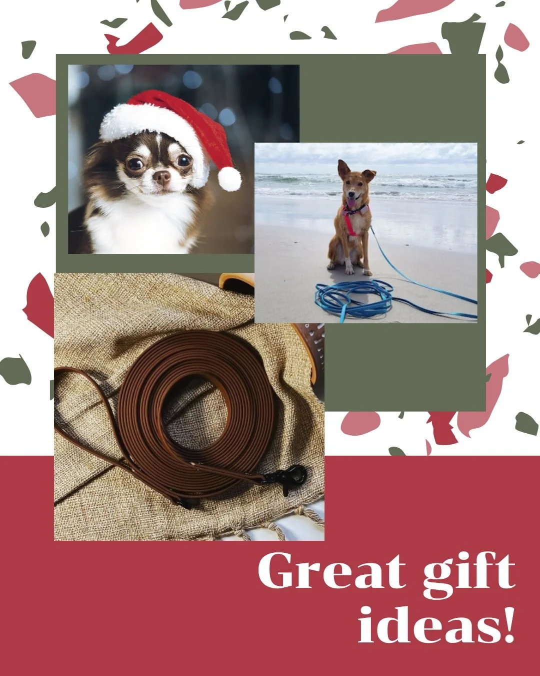 Gifts we love!
If you have not tried it yet - make 2026 the year you try (or gift) a long line for walks with your dog. They run anywhere from 10-30+ feet long (length depends on dog size!) and they allow you to take a relaxing 'sniffari' walk with y
