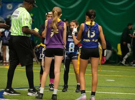 ::: Future Is Bright ::: Columbus Day dumps @clerc_ent on the 📸 #strongislandangels #angelisland #wearelongisland #almightyangels #girlsflagfootball #weneverneededyouanyway #thebabies