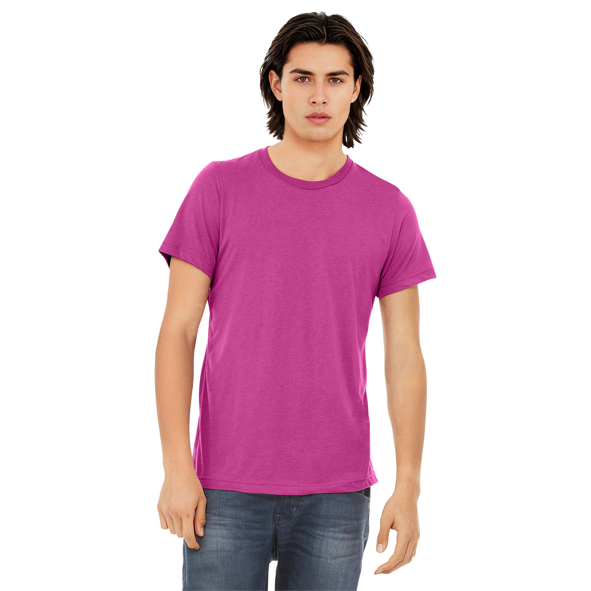 BC3413_Berry Triblend_Model_Front.png