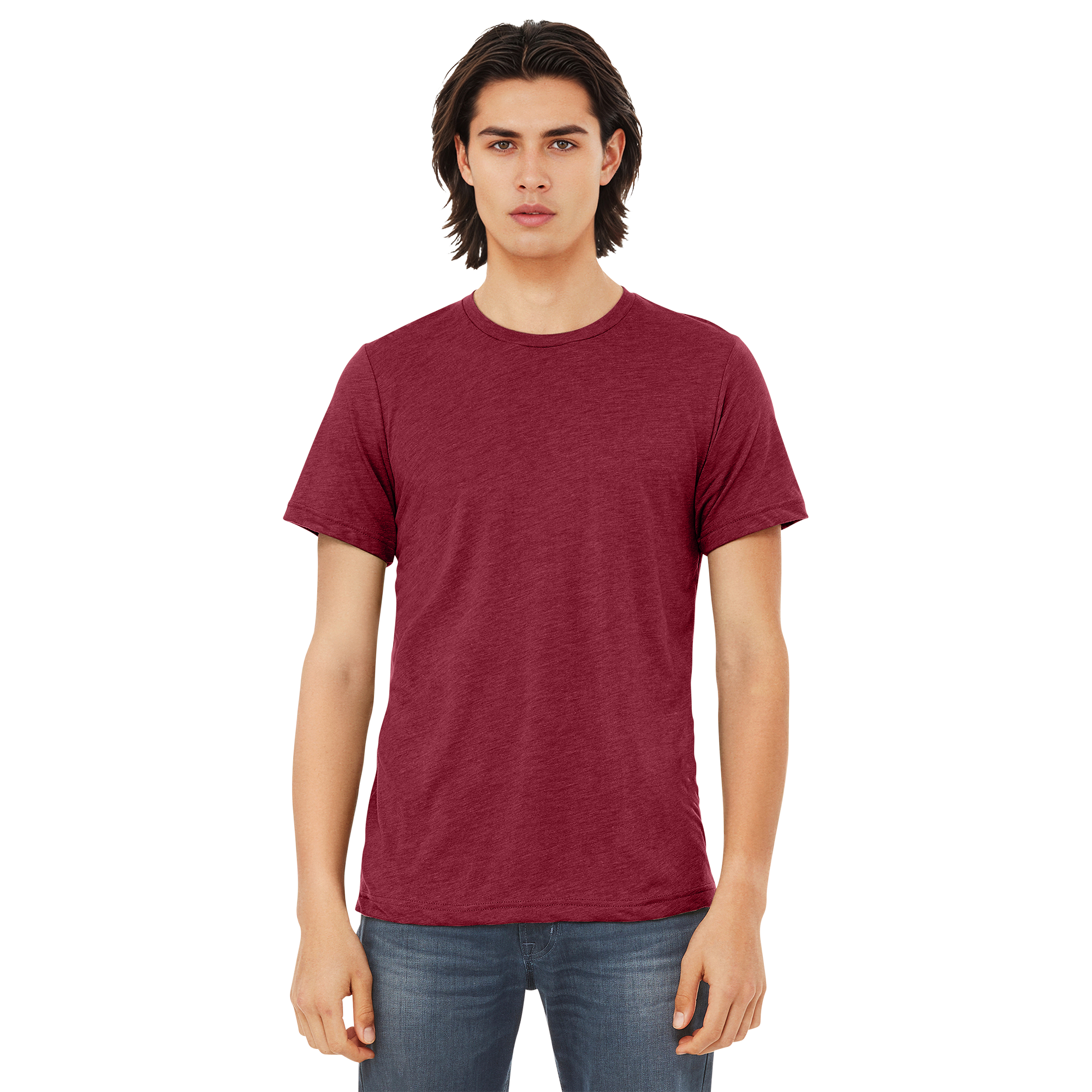BC3413_Cardinal Triblend_Model_Front.png