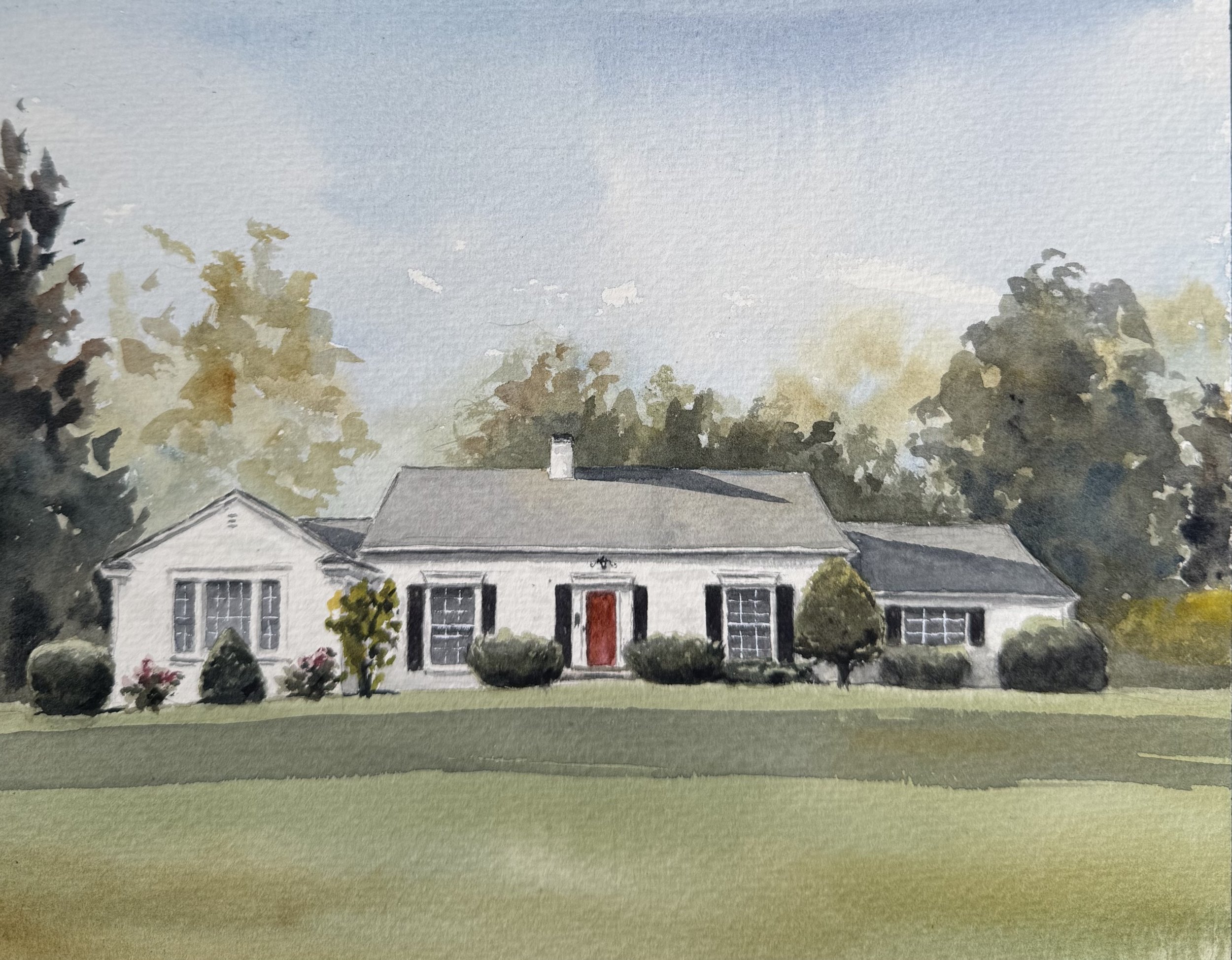 house portrait