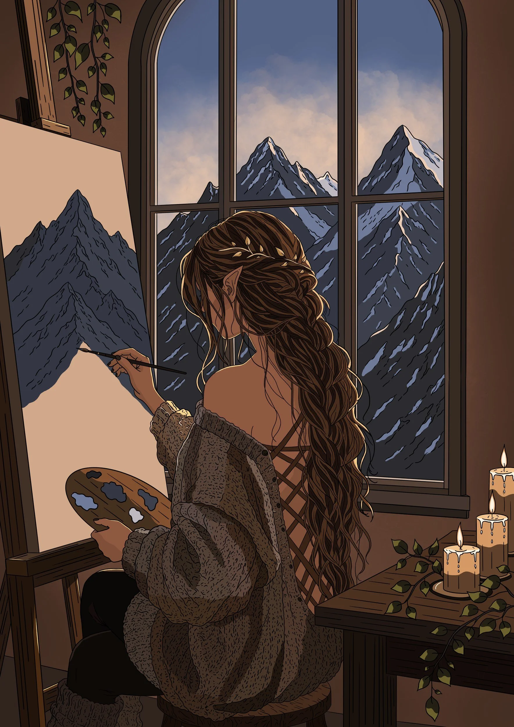 The Painting | Fantasy Digital Art