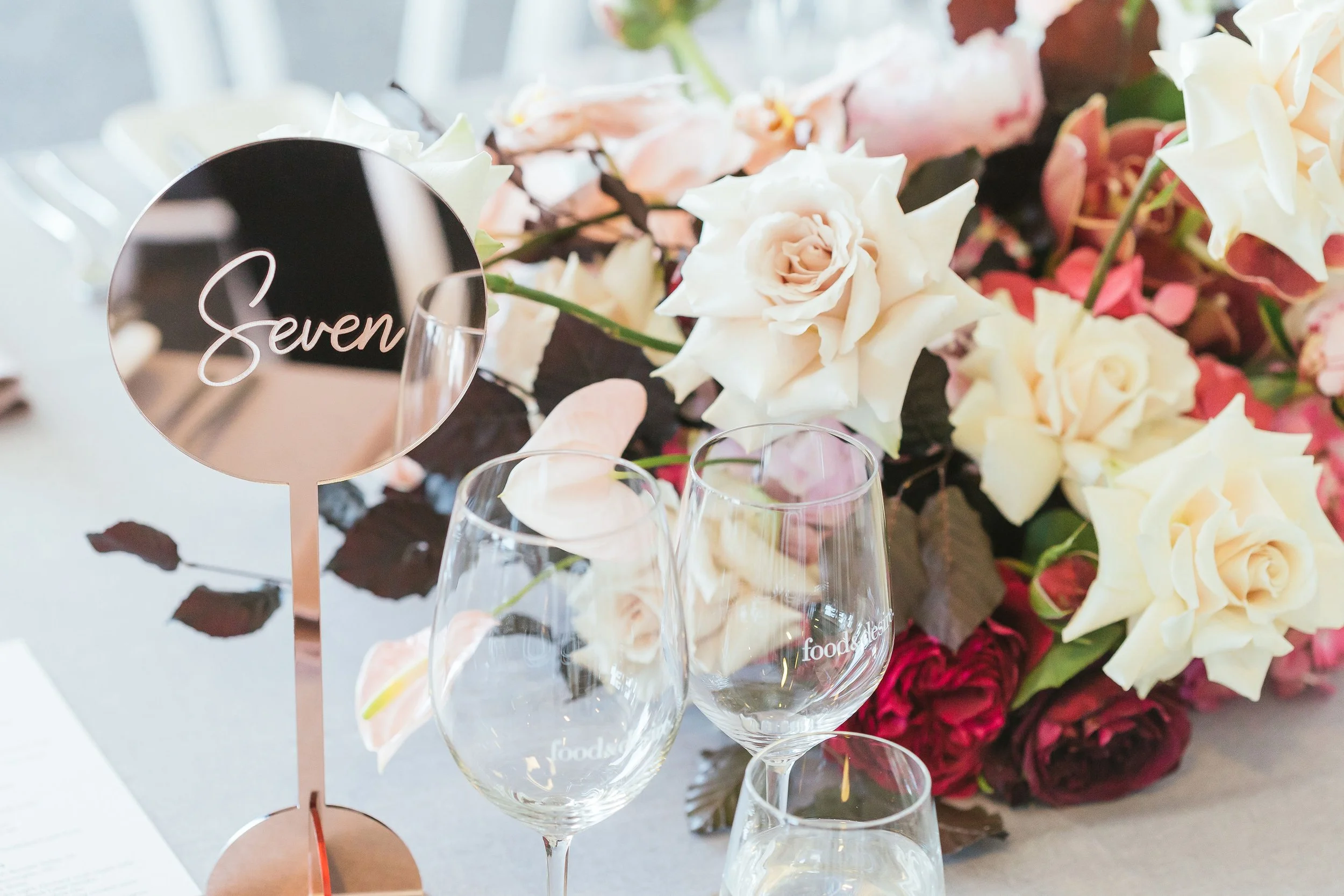 Table Numbers