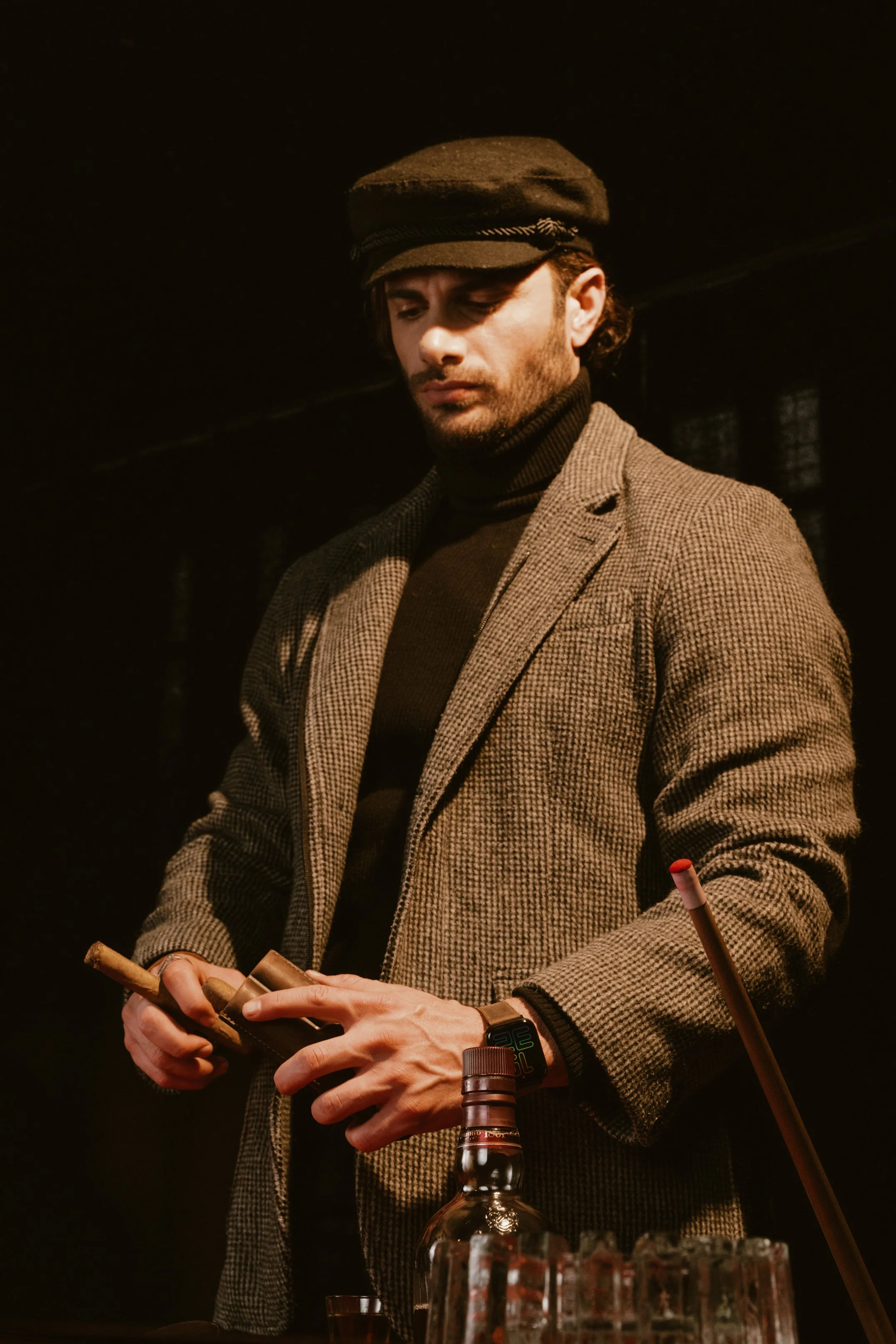 Leather lifestyle shoot