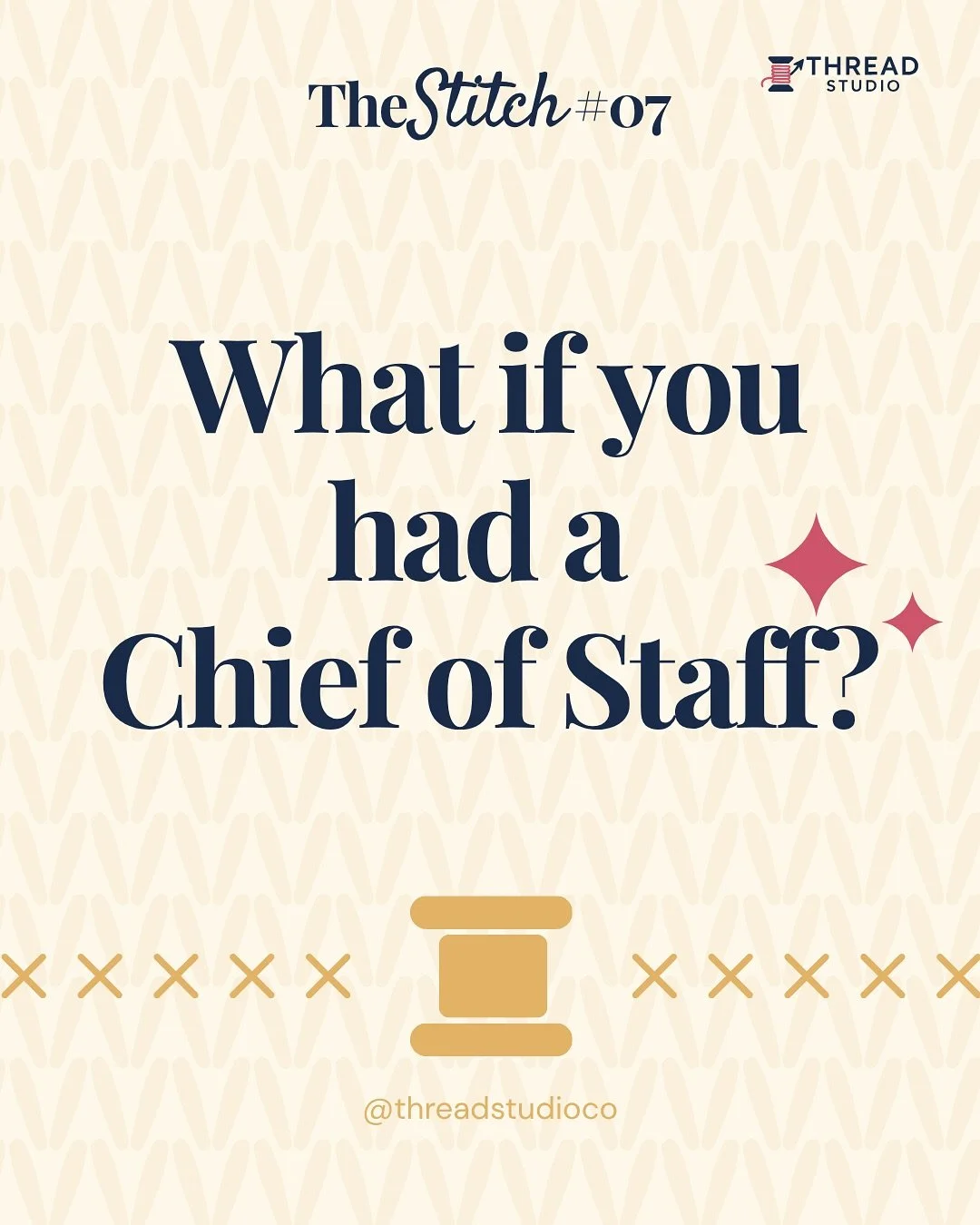 You can have the clearest vision in the world, but if you&rsquo;re buried in execution, your message, systems, and momentum eventually tangle.

That&rsquo;s where a Fractional Chief of Staff comes in.
Someone who connects your big ideas to action.
So