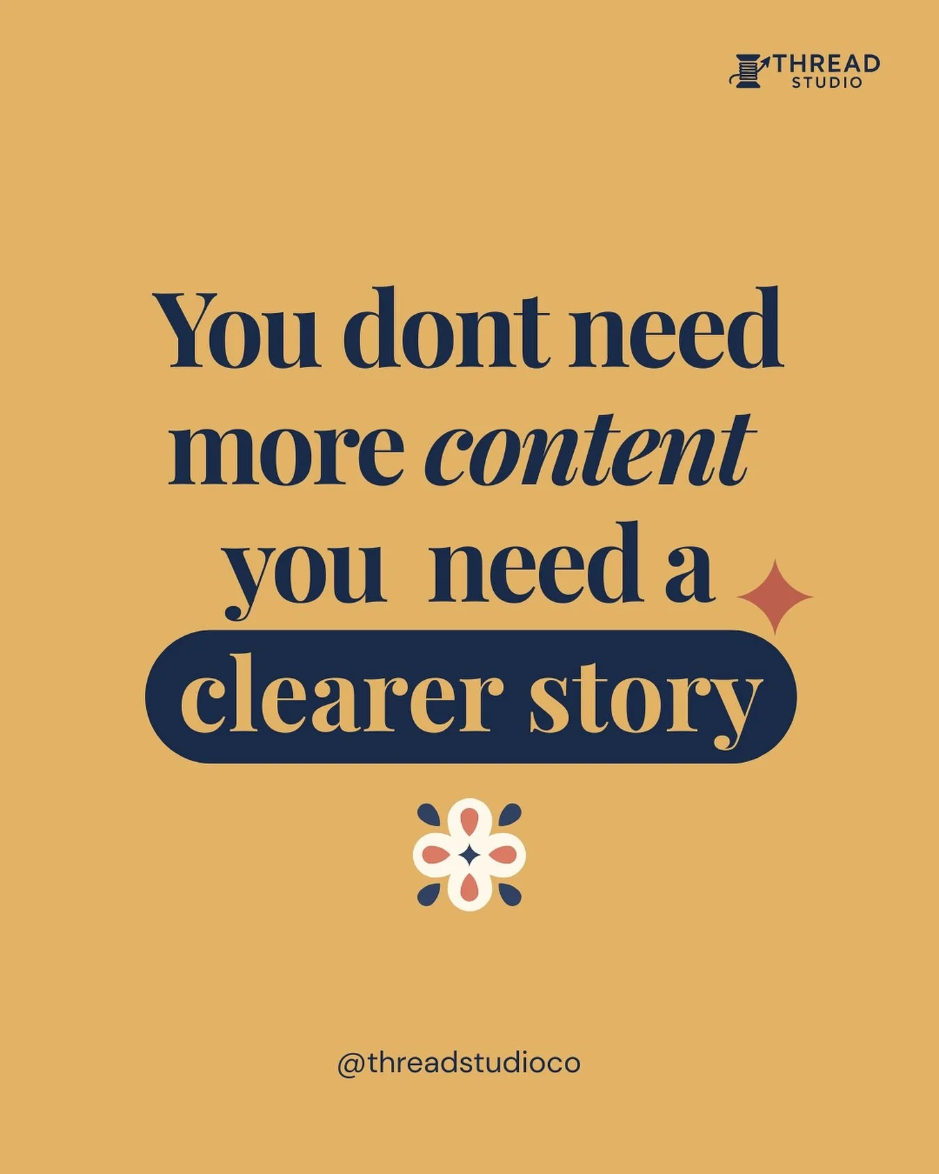 You don&rsquo;t need to post more.
You need to communicate better.

Most entrepreneurs think their problem is consistency &mdash; but it&rsquo;s actually clarity.

When your story is clear, every piece of content has purpose.
Every post builds trust.