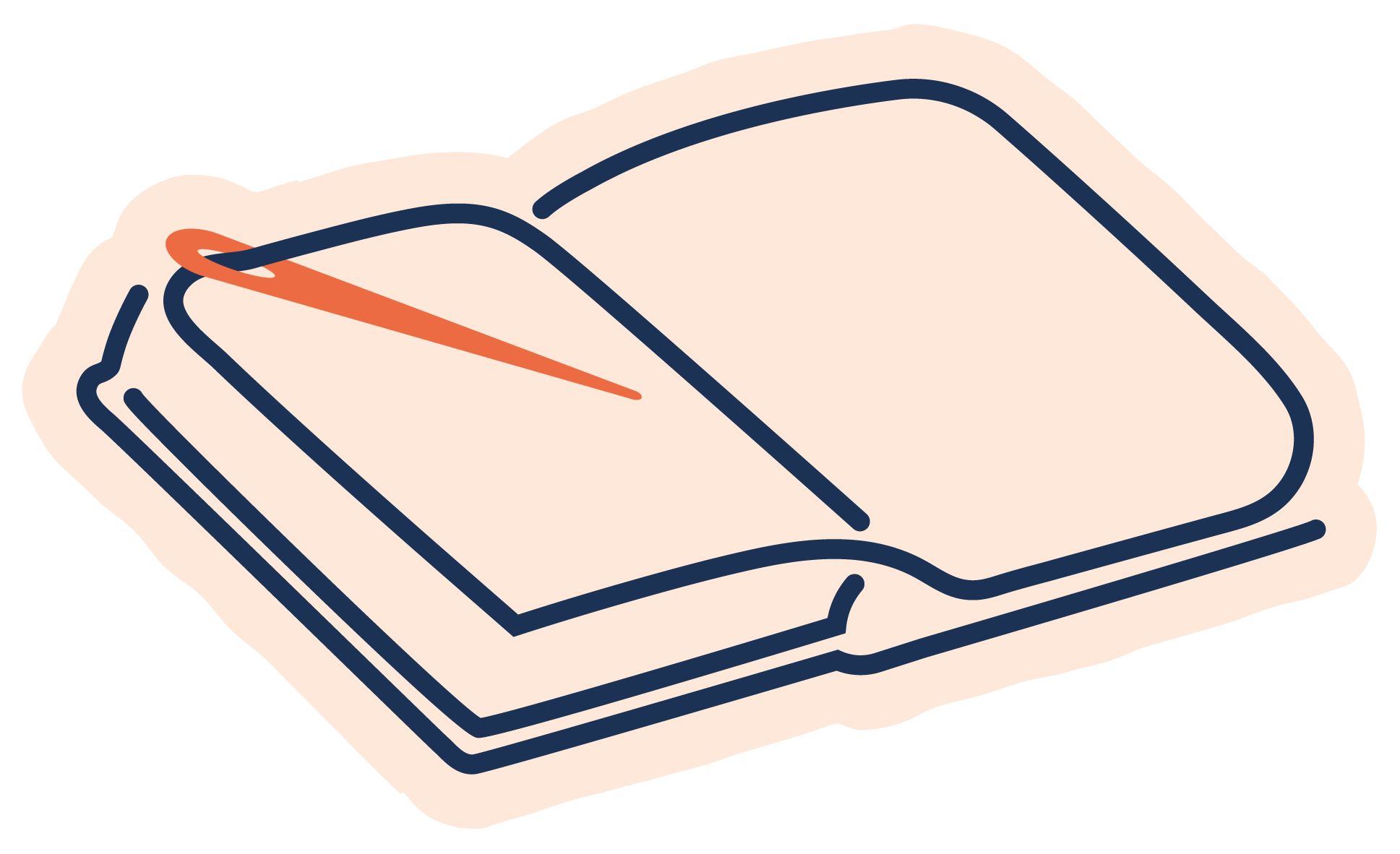 Illustration of an open book.